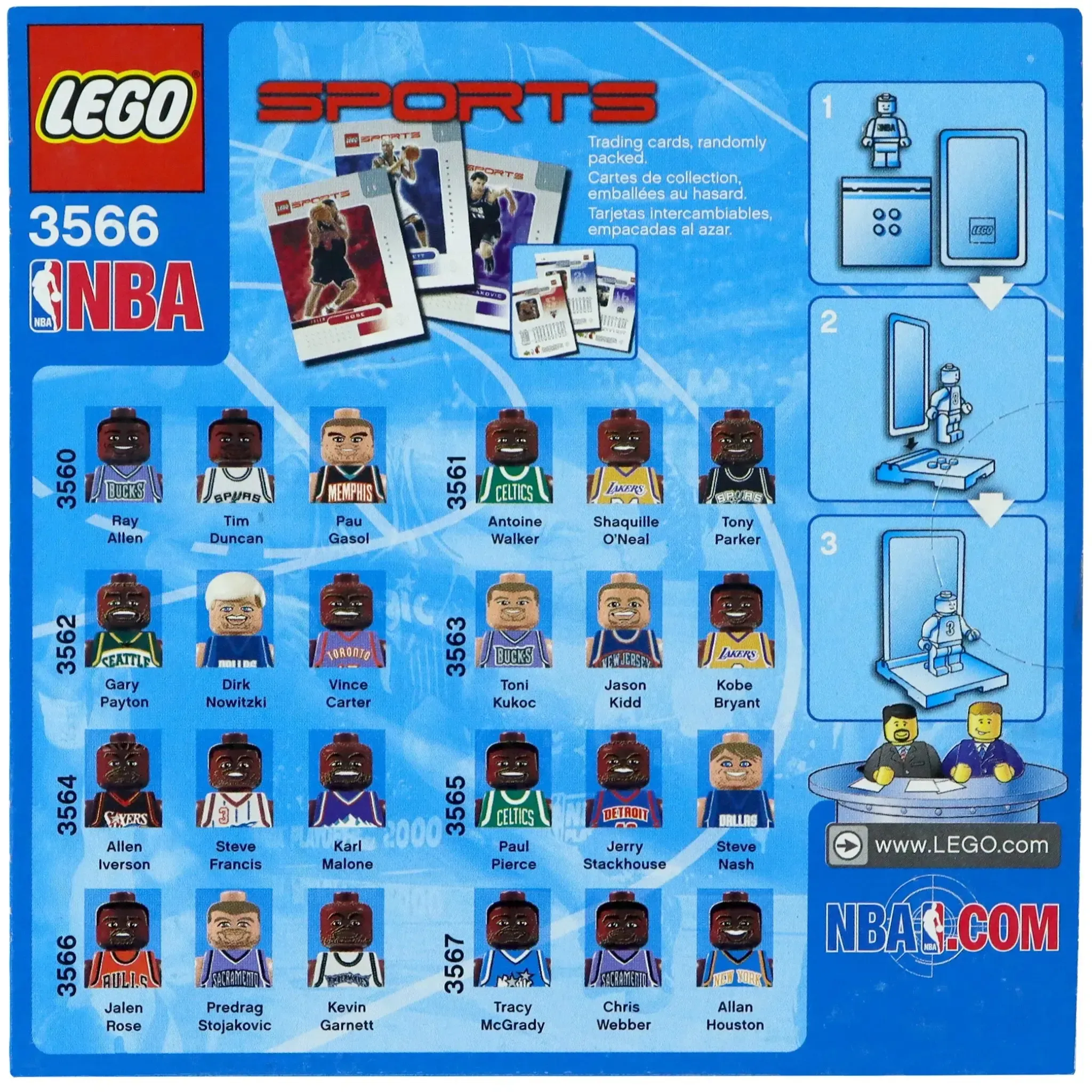LEGO [Sports] - NBA Collectors #7 Building Set - Basketball Series (3566) - Image 2