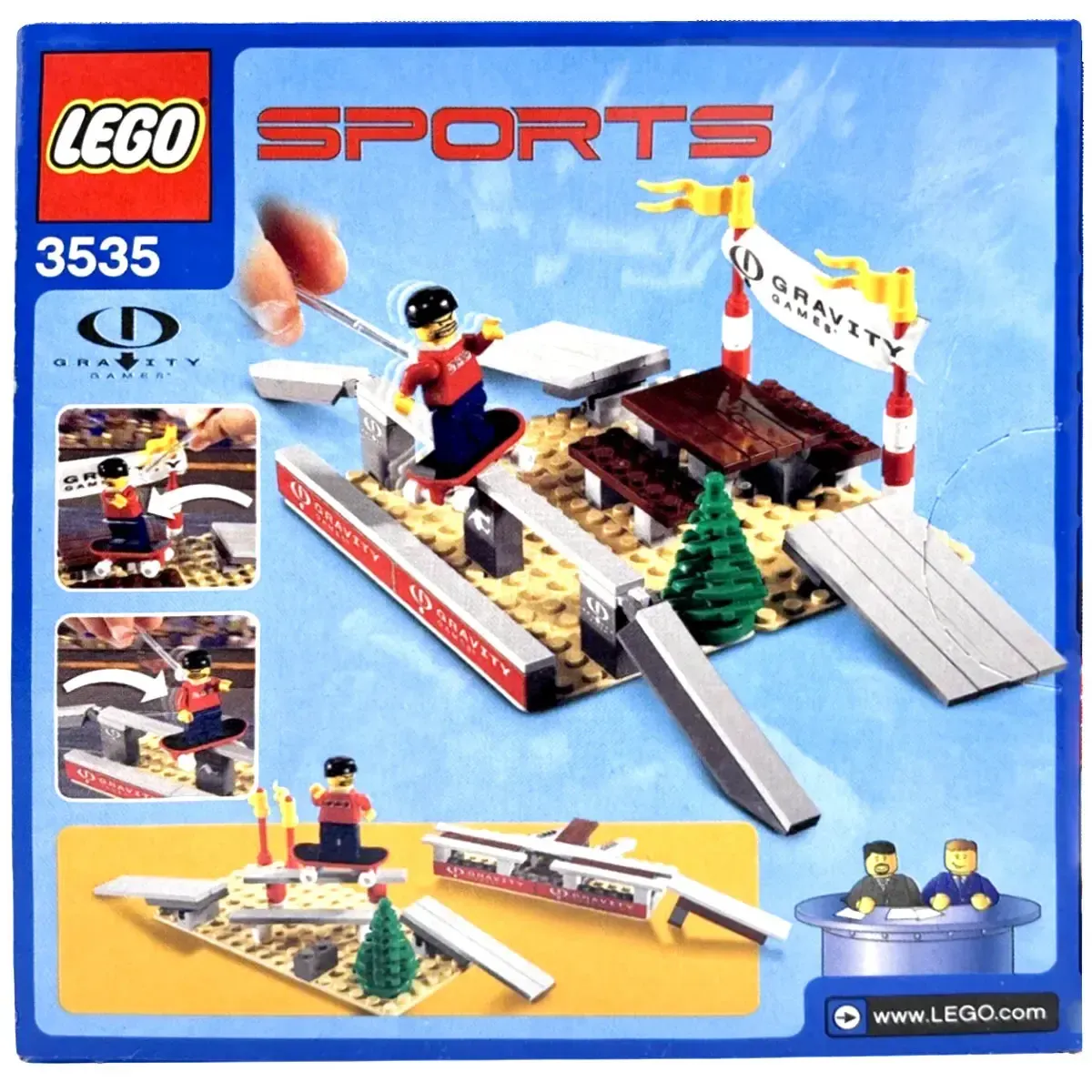 LEGO [Sports] - Skateboard Street Park Building Set - Gravity Games Series (3535) - Image 3