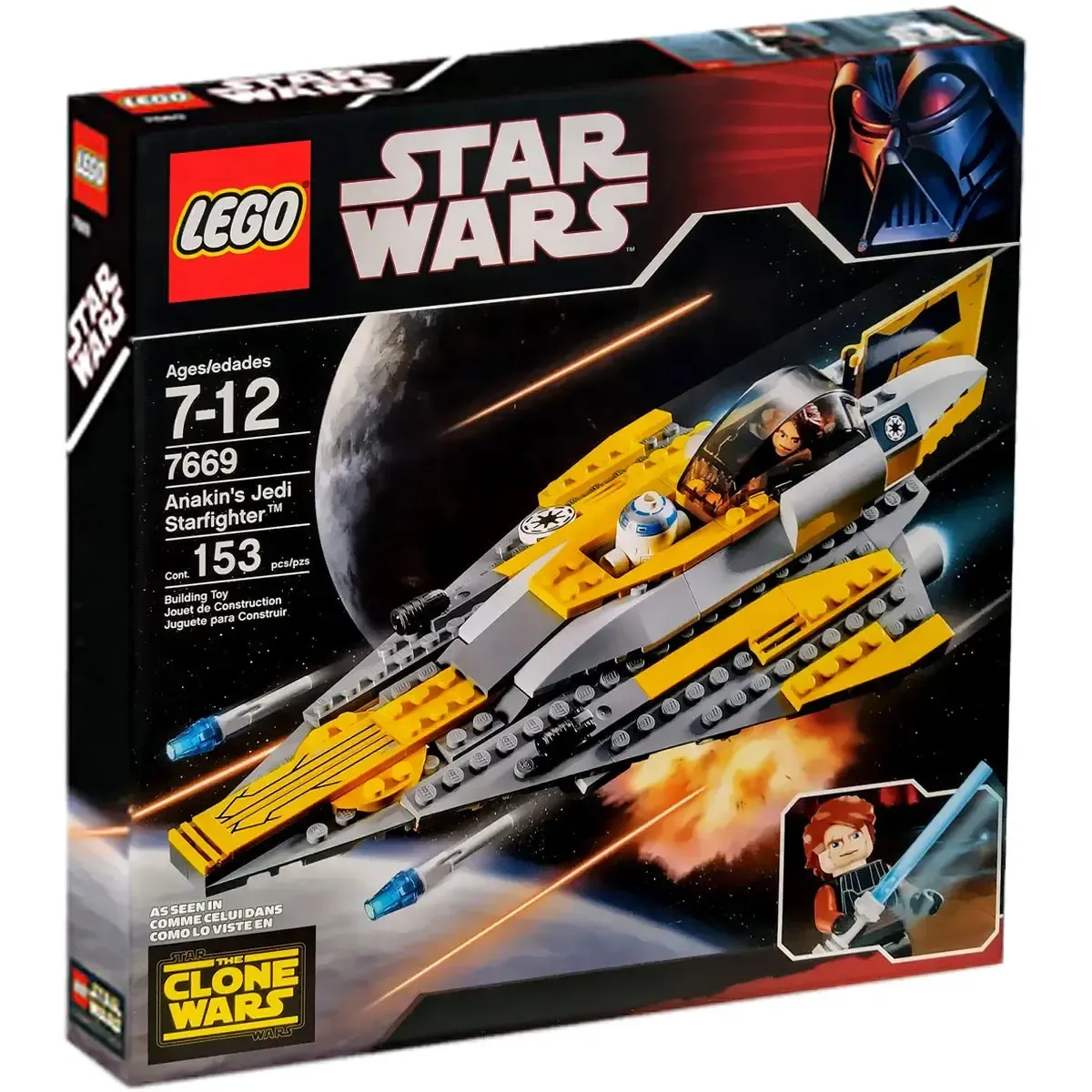 LEGO [Star Wars] - Anakin's Jedi Starfighter Building Set - The Clone Wars Series (7669)
