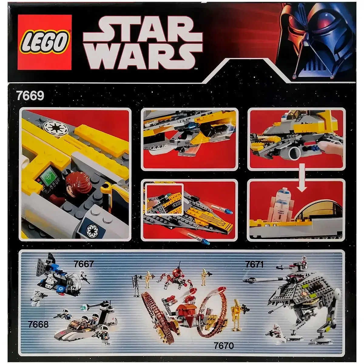 LEGO [Star Wars] - Anakin's Jedi Starfighter Building Set - The Clone Wars Series (7669) - Image 3