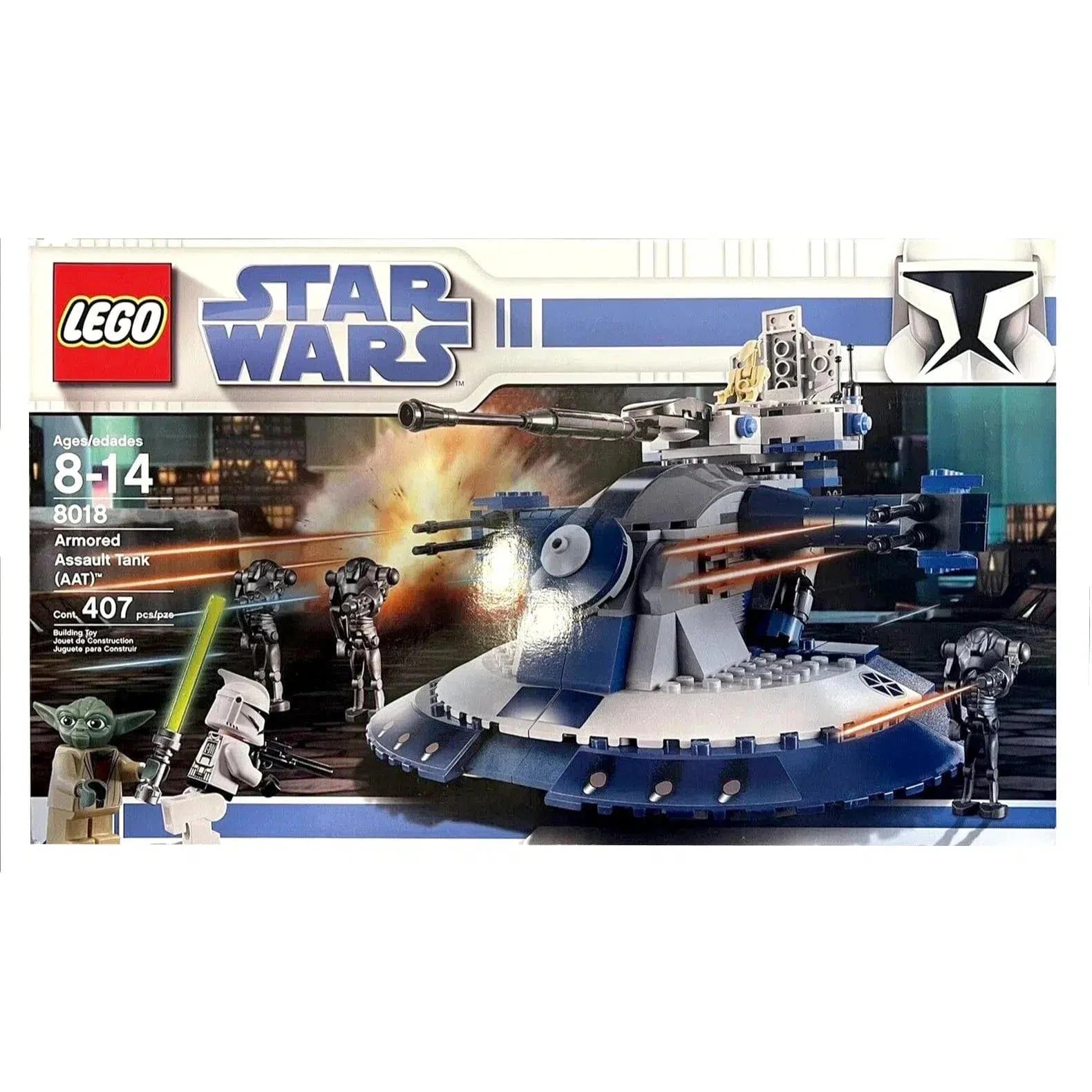 LEGO [Star Wars] - Armored Assault Tank (AAT) Building Set - The Clone Wars Series (8018) - Image 4