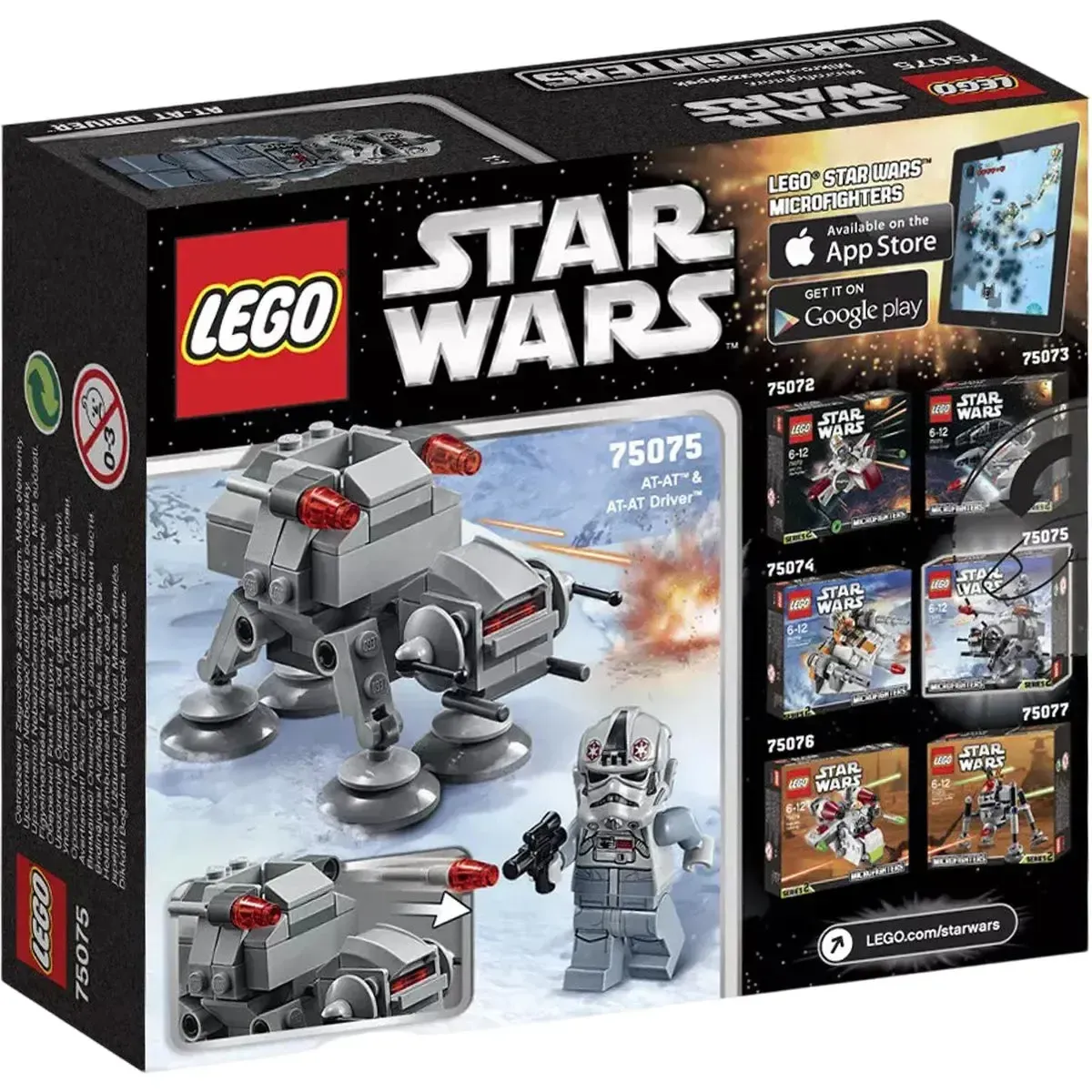 LEGO [Star Wars] - AT-AT Building Set - Microfighters Series (75075) - Image 3