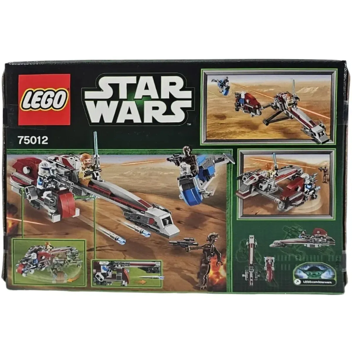 LEGO [Star Wars] - BARC Speeder with Sidecar Building Set - The Clone Wars Series (75012) - Image 3