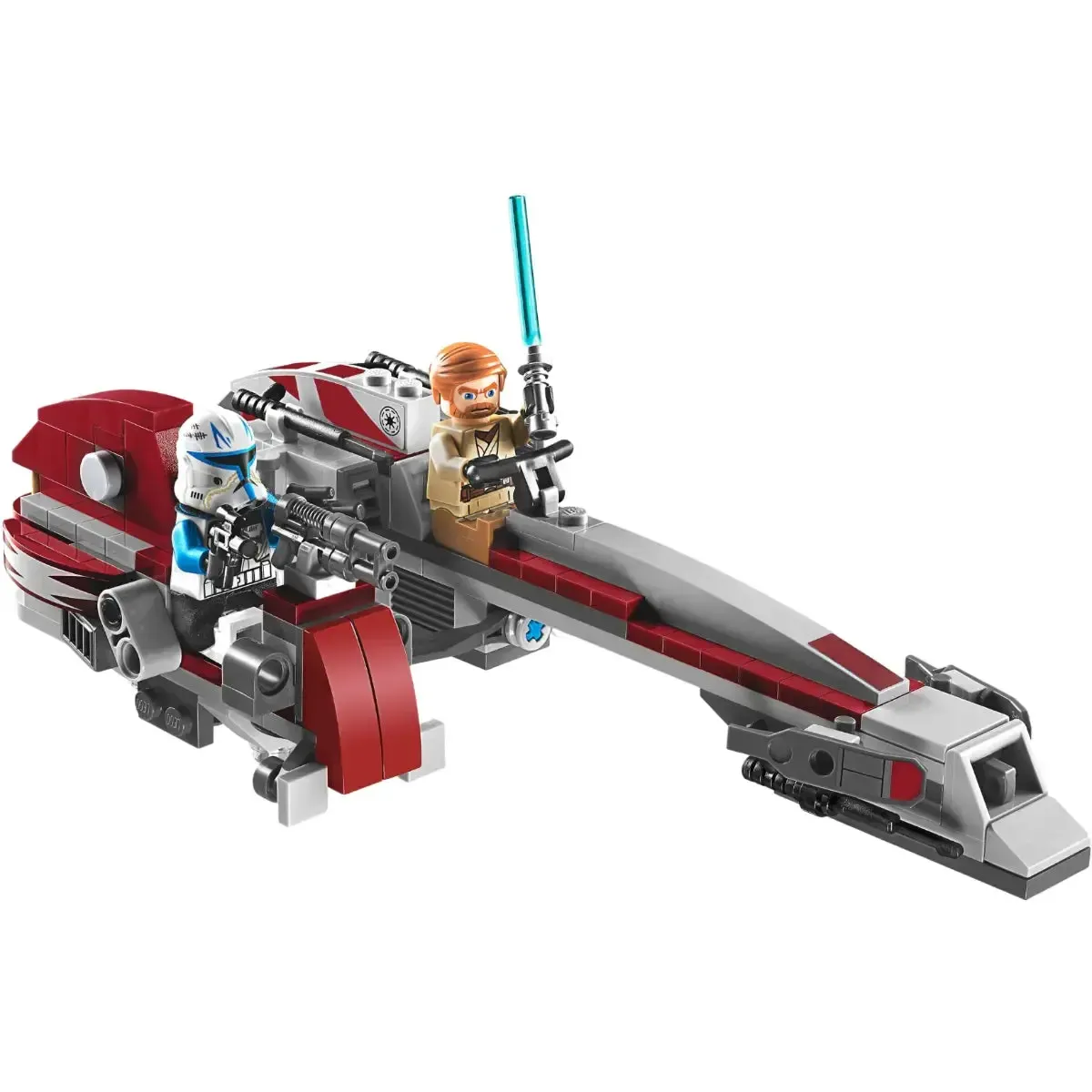 LEGO [Star Wars] - BARC Speeder with Sidecar Building Set - The Clone Wars Series (75012) - Image 4