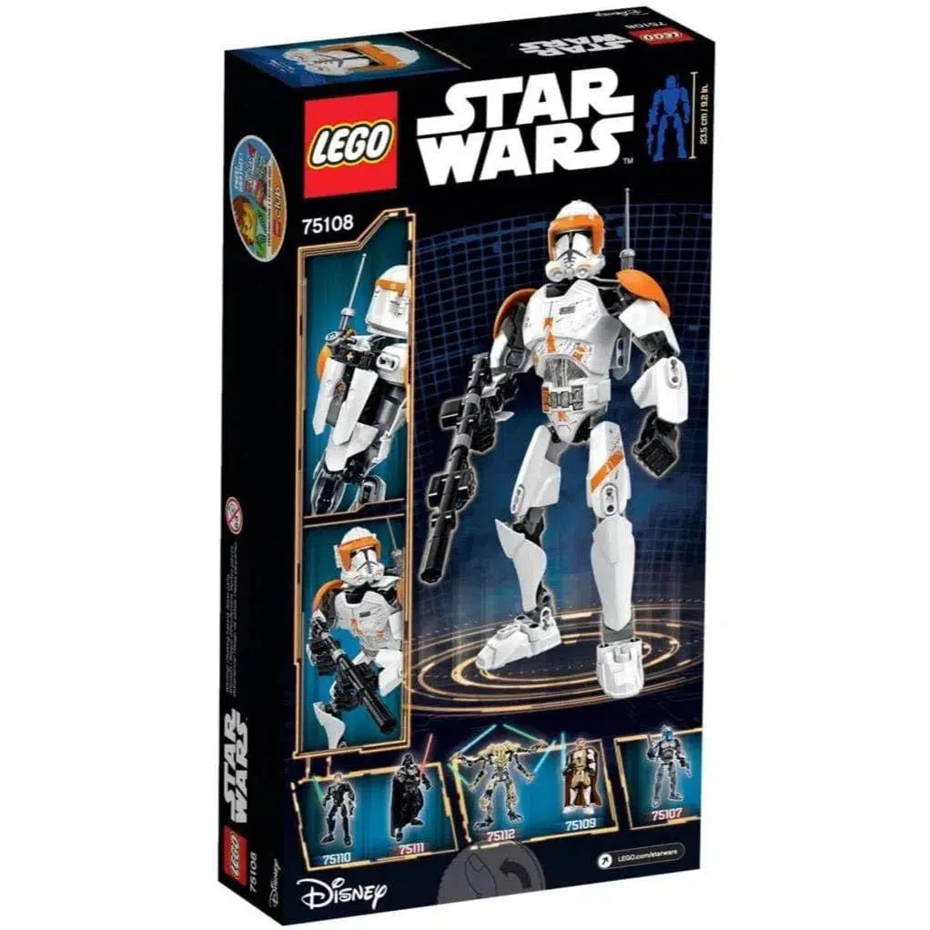 LEGO [Star Wars] - Clone Commander Cody Building Set - Buildable Figures Series (75108) - Image 6
