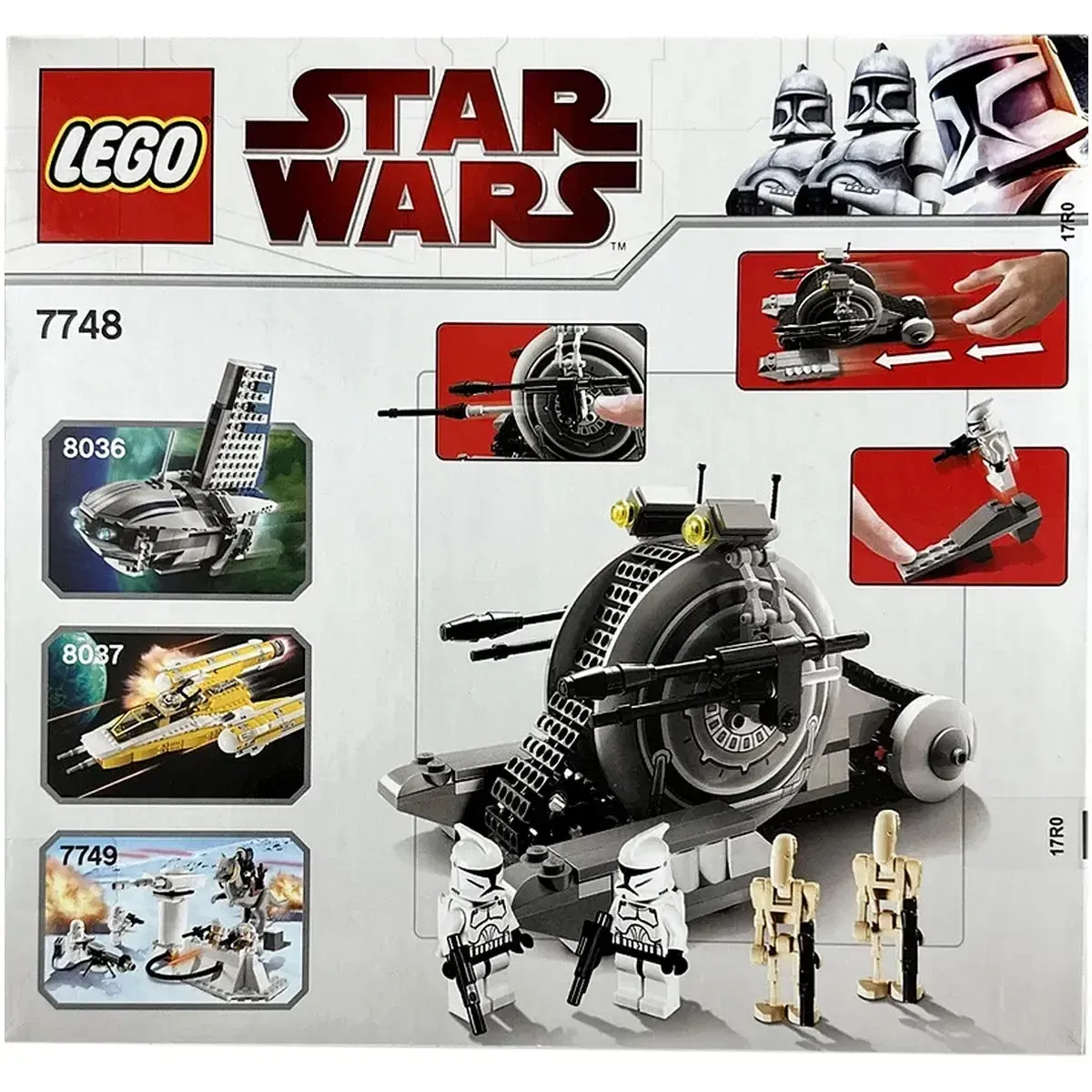 LEGO [Star Wars] - Corporate Alliance Tank Droid Building Set - The Clone Wars Series (7748) - Image 3