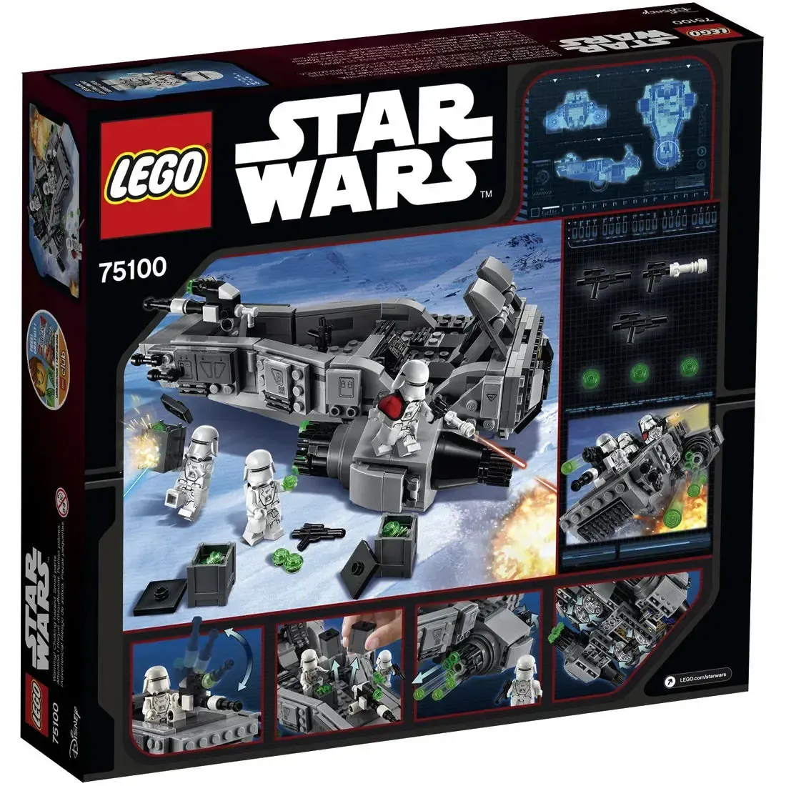 LEGO [Star Wars] - First Order Snowspeeder Building Set - Episode VII Series (75100) - Image 3