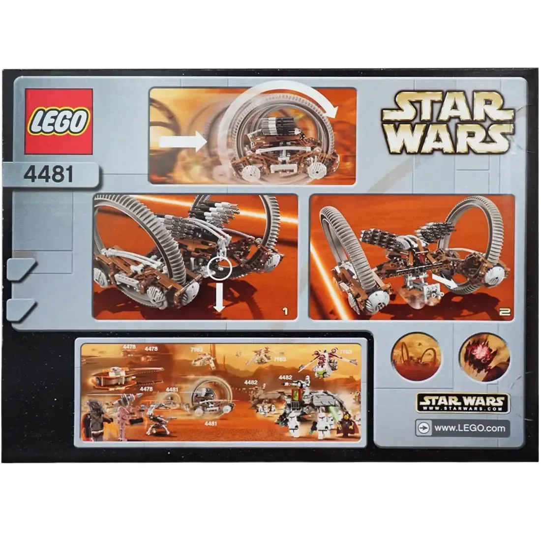 LEGO [Star Wars] - Hailfire Droid Building Set - Episode II Series (4481) - Image 3