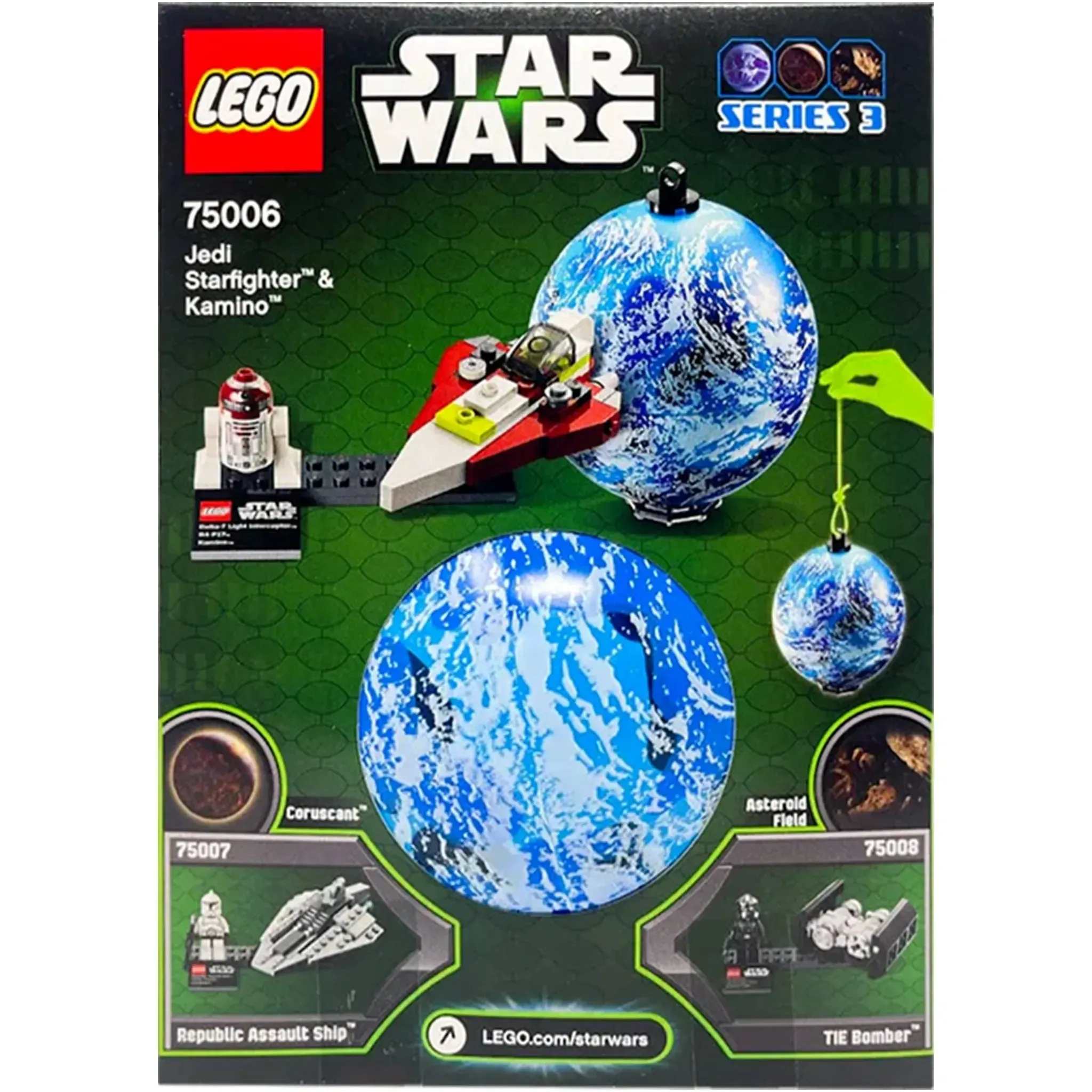 LEGO [Star Wars] - Jedi Starfighter & Planet Kamino Building Set - Planet Set Series (75006) - Image 3