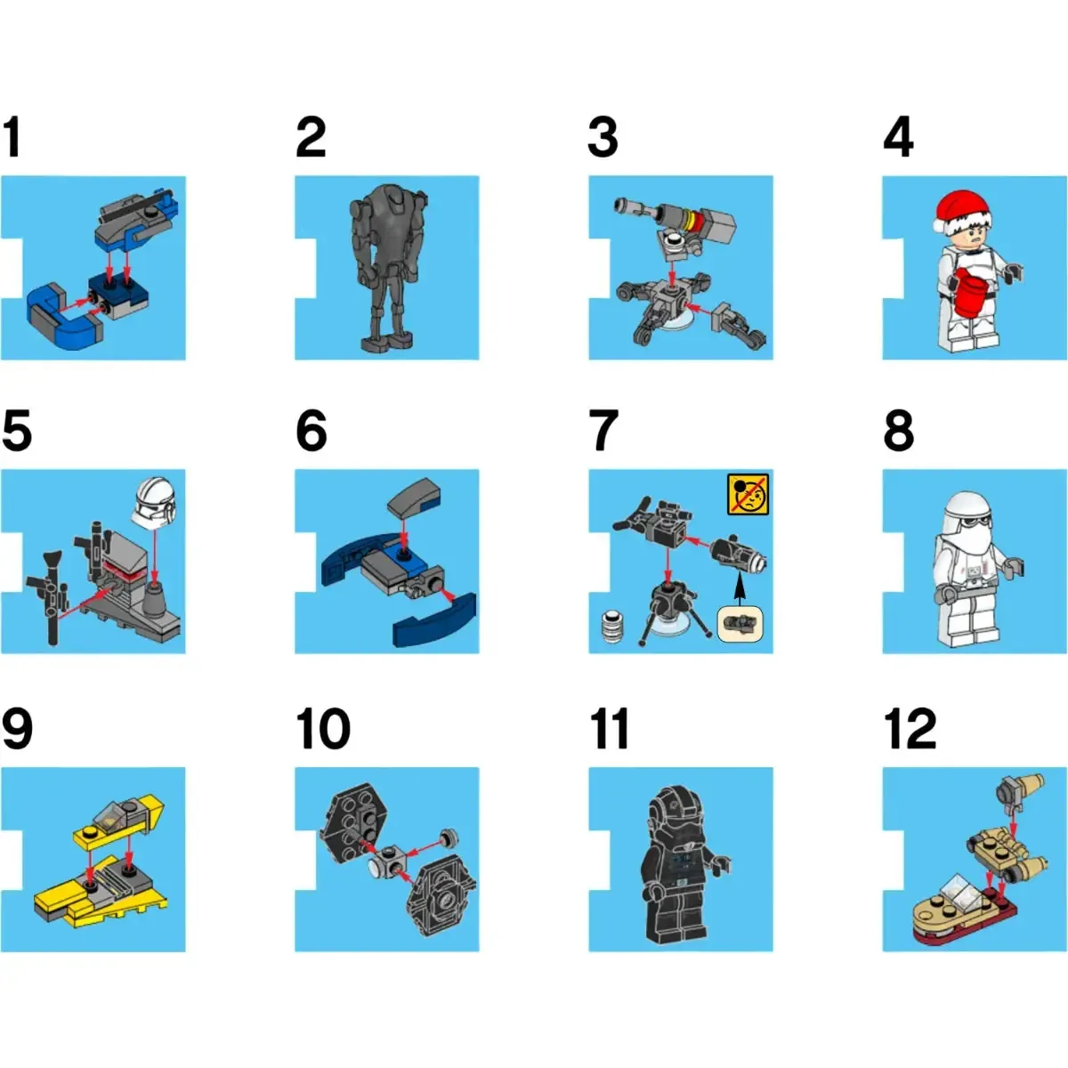 LEGO [Star Wars] - LEGO Star Wars Advent Calendar Building Set - Seasonal Series (75056) - Image 5