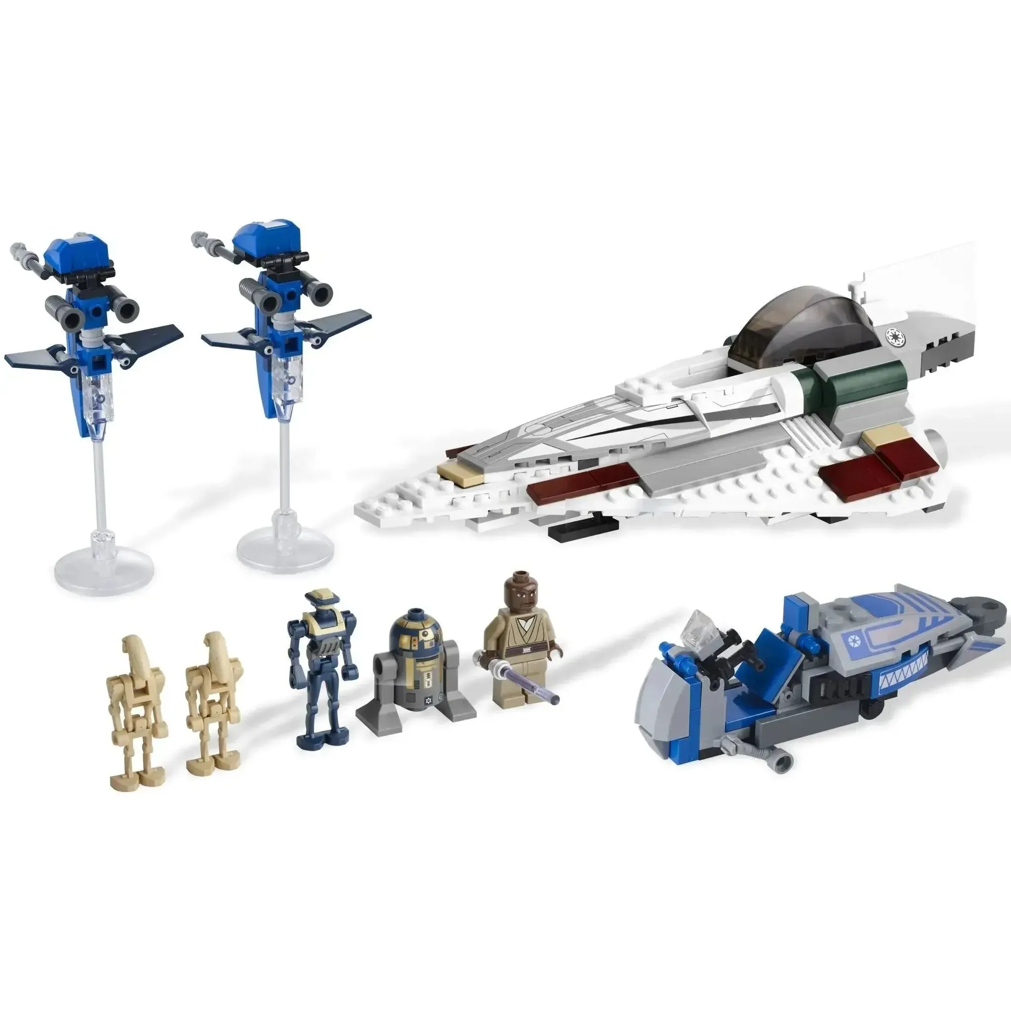 LEGO [Star Wars] - Mace Windu's Jedi Starfighter Building Set - The Clone Wars Series (7868) - Image 2