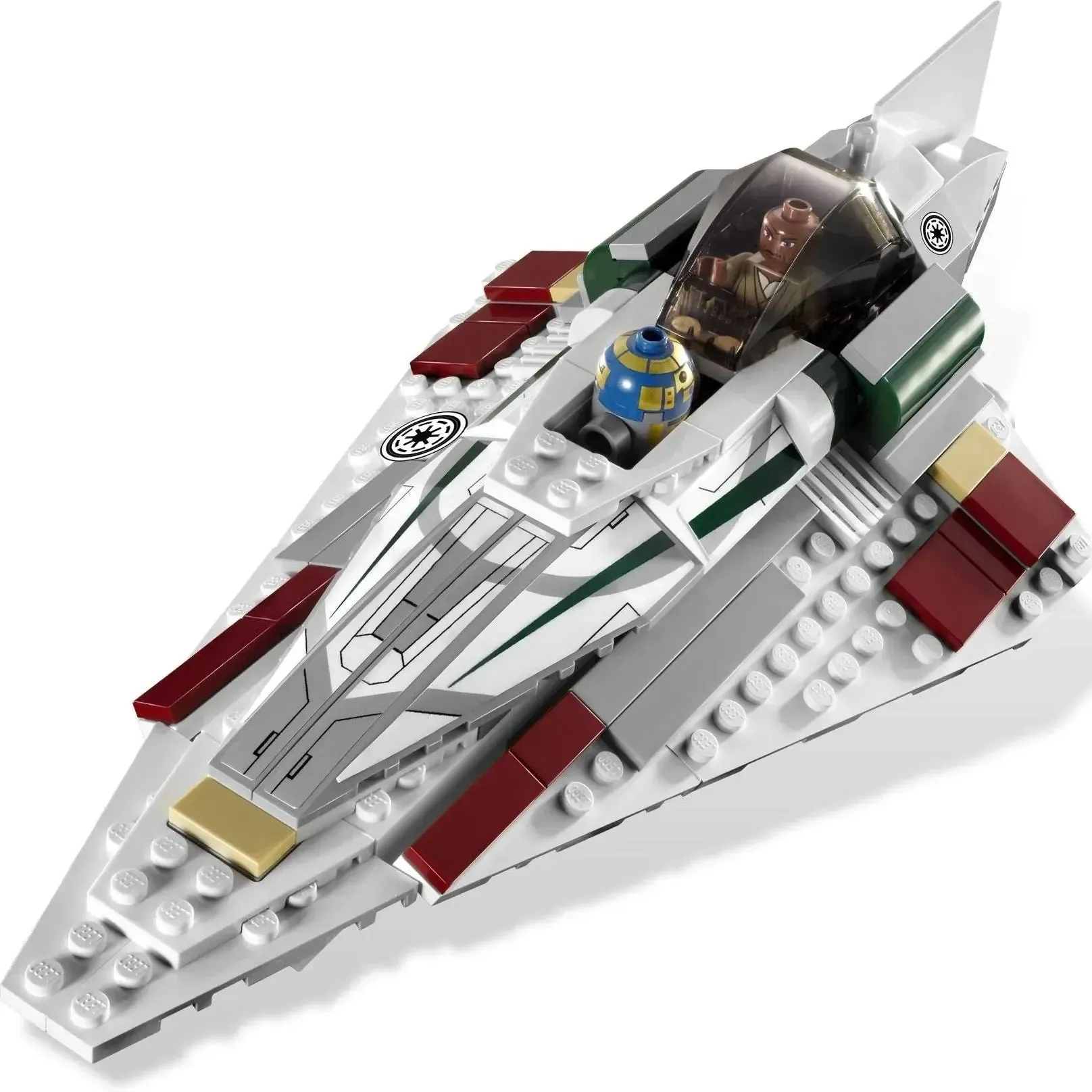LEGO [Star Wars] - Mace Windu's Jedi Starfighter Building Set - The Clone Wars Series (7868) - Image 3
