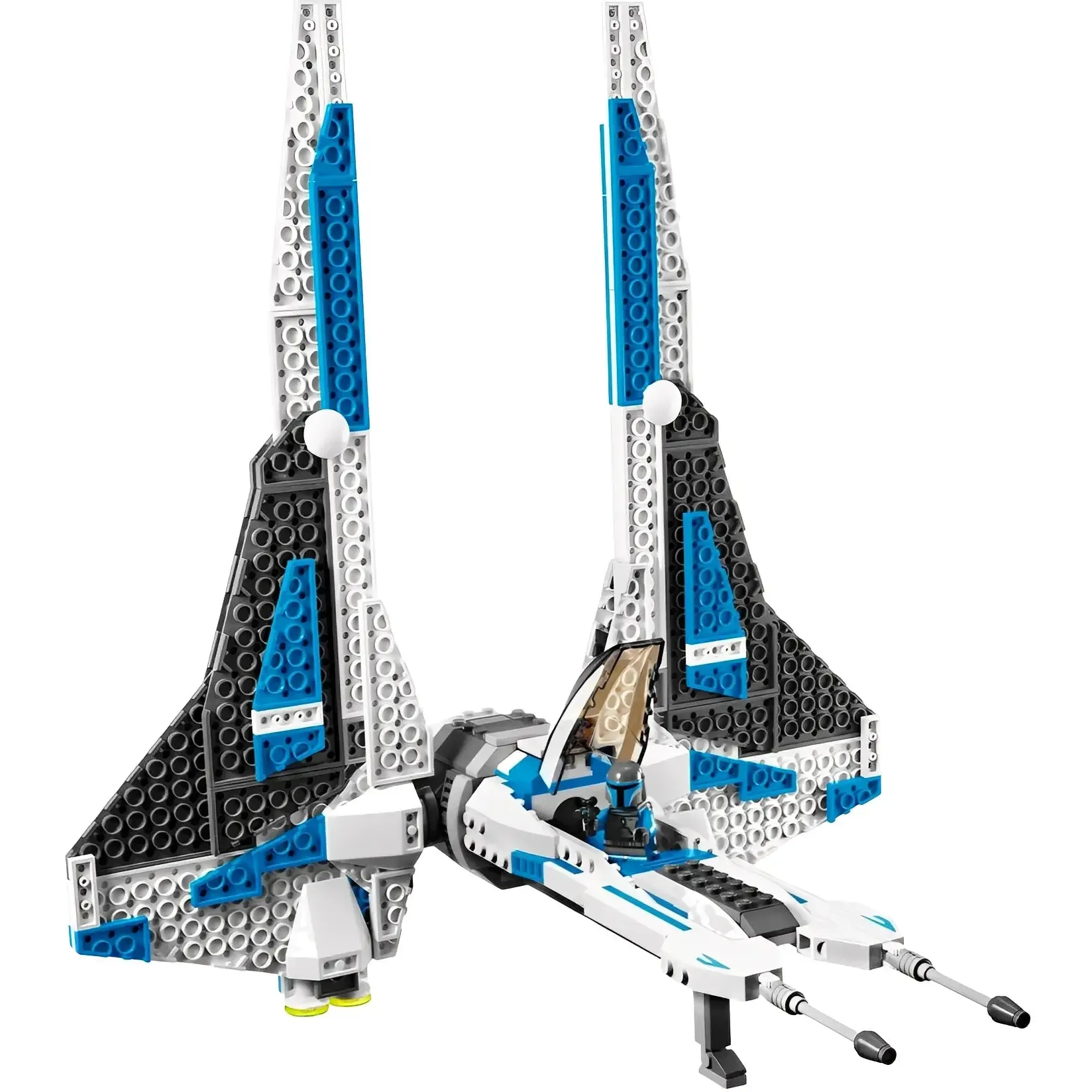 LEGO [Star Wars] - Pre Vizsla's Mandalorian Fighter Building Set - The Clone Wars Series (9525) - Image 4