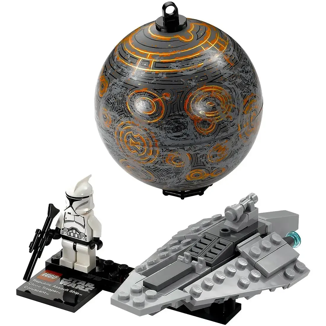 LEGO [Star Wars] - Republic Assault Ship & Planet Coruscant Building Set - Planet Set Series (75007) - Image 2