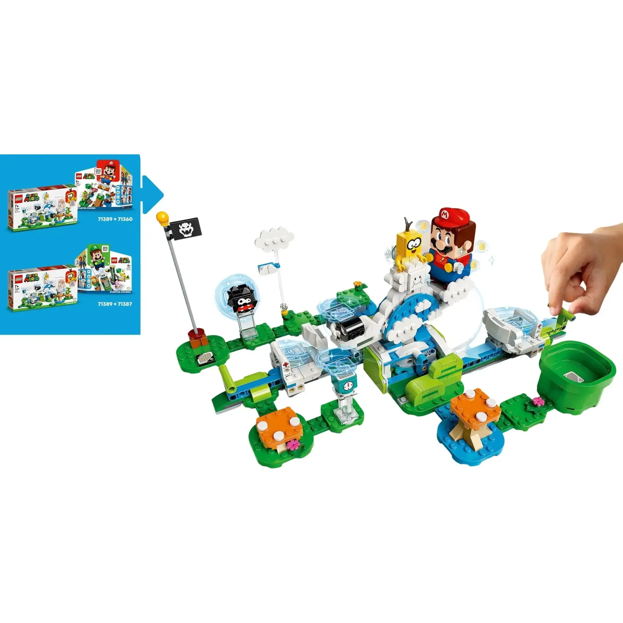LEGO [Super Mario] - Lakitu Sky World Building Set - Expansion Set Series (71389) - Image 10