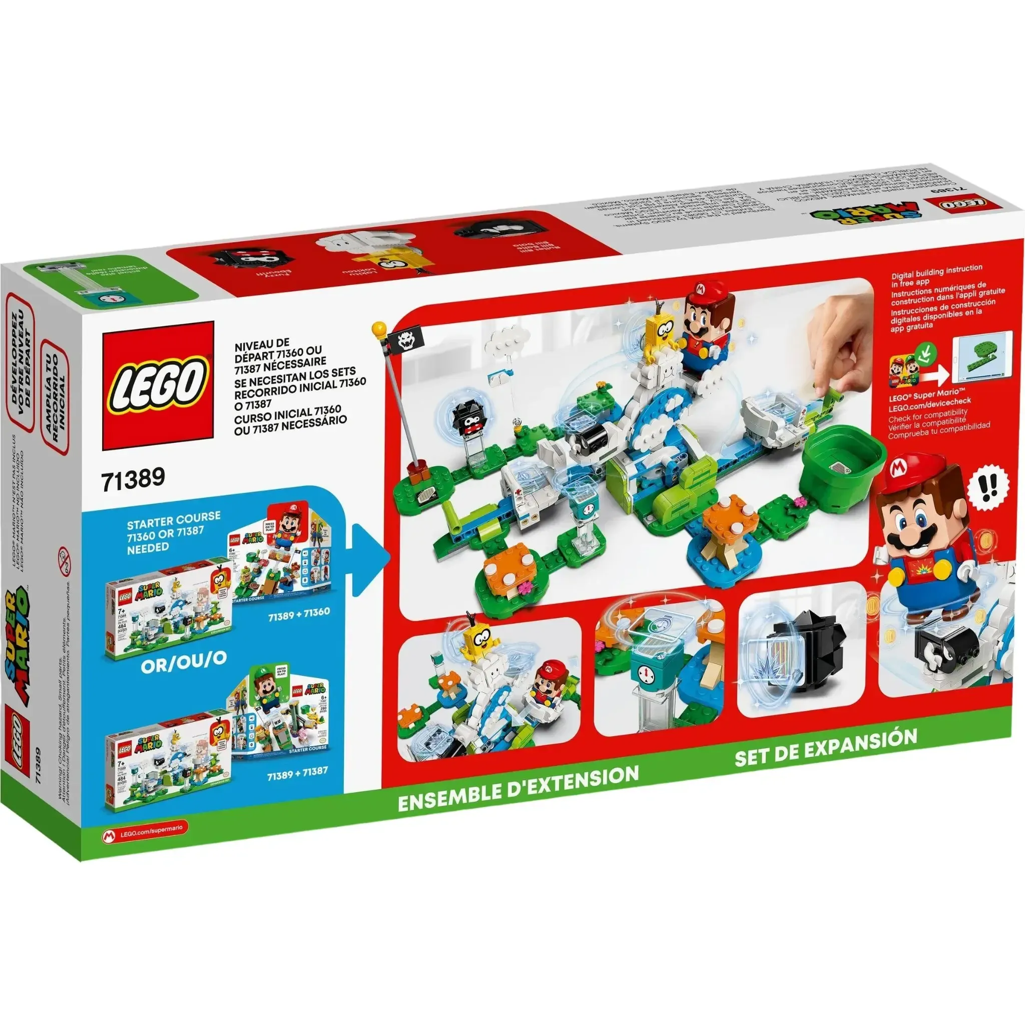 LEGO [Super Mario] - Lakitu Sky World Building Set - Expansion Set Series (71389) - Image 3