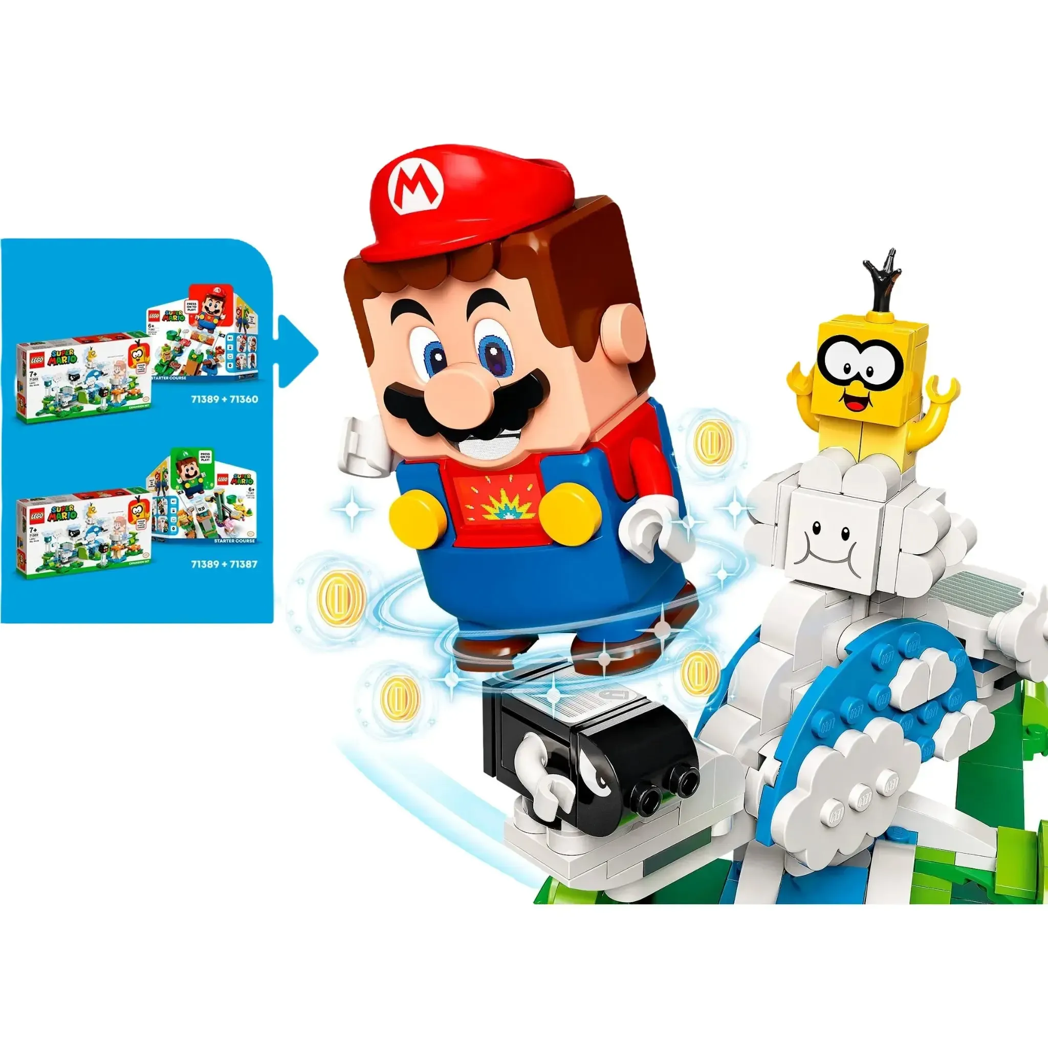LEGO [Super Mario] - Lakitu Sky World Building Set - Expansion Set Series (71389) - Image 6