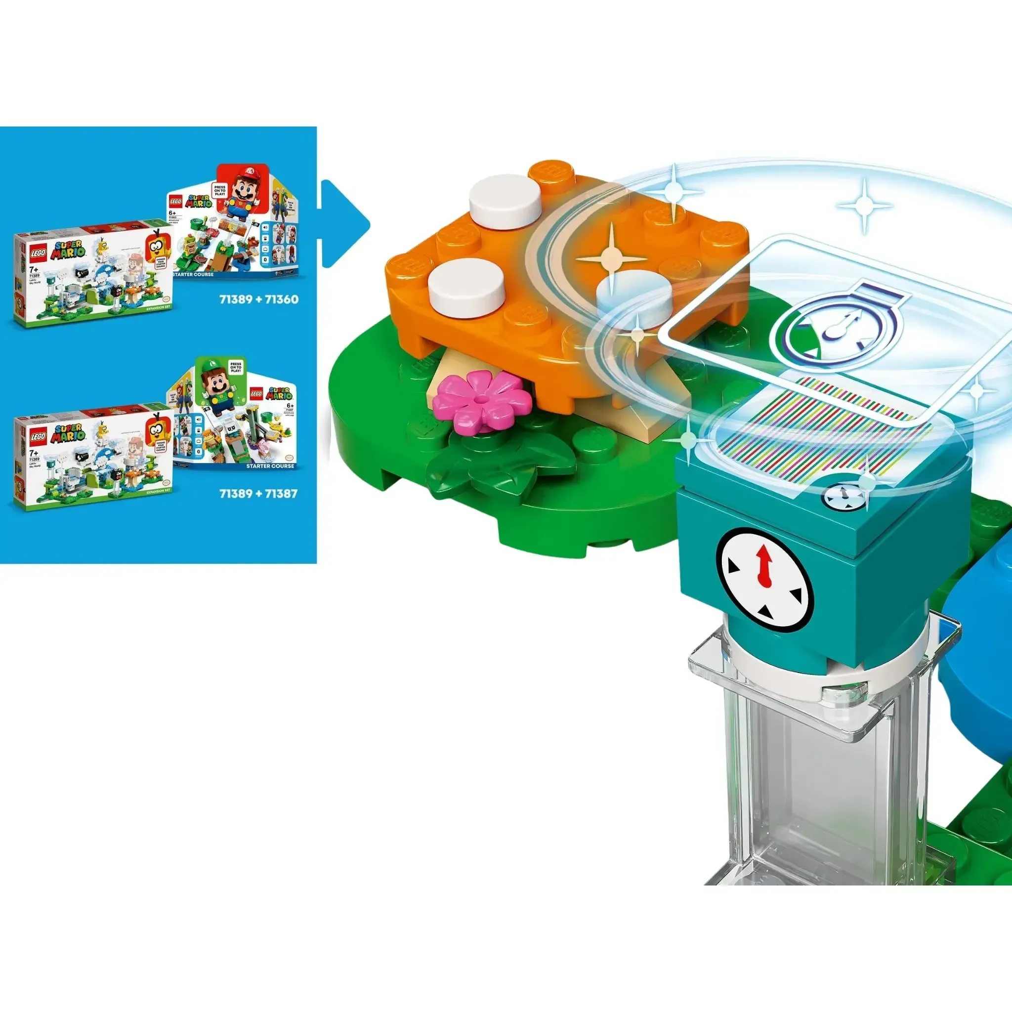 LEGO [Super Mario] - Lakitu Sky World Building Set - Expansion Set Series (71389) - Image 8