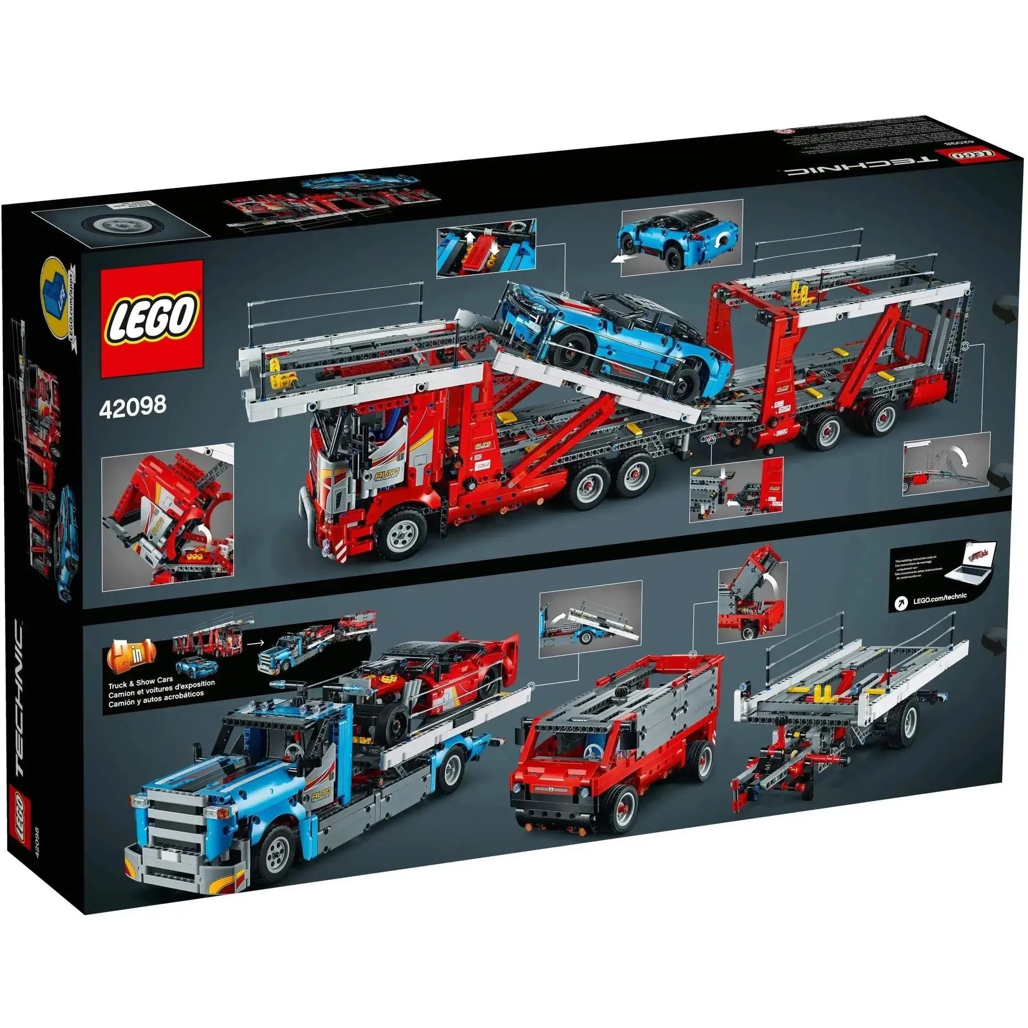 LEGO [Technic] - Car Transporter Building Set (42098) - Image 3