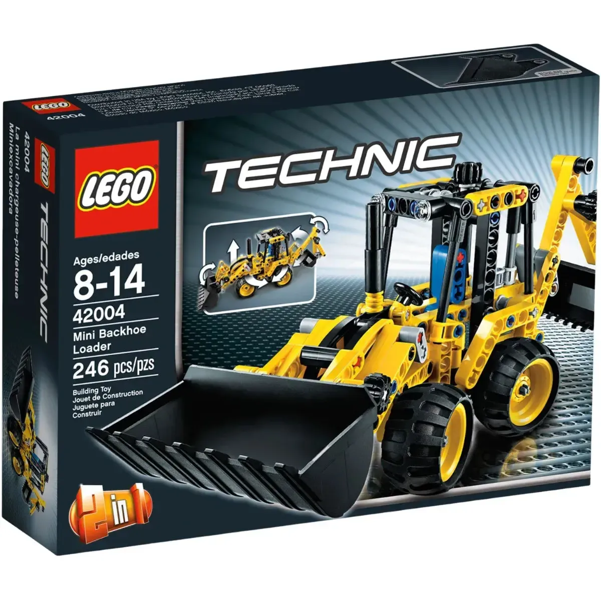 LEGO [Technic] - Mini Backhoe Loader Building Set - Technic Series (42004)