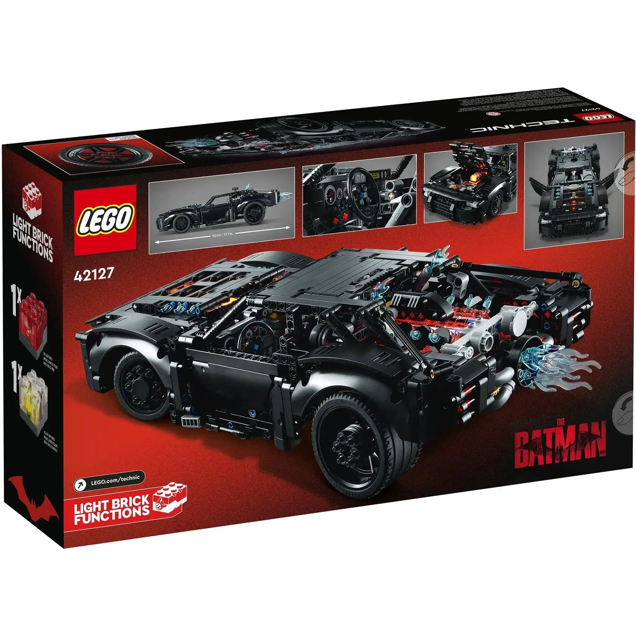 LEGO [Technic] - The Batman - Batmobile Building Set -The Batman Series (42127) - Image 3