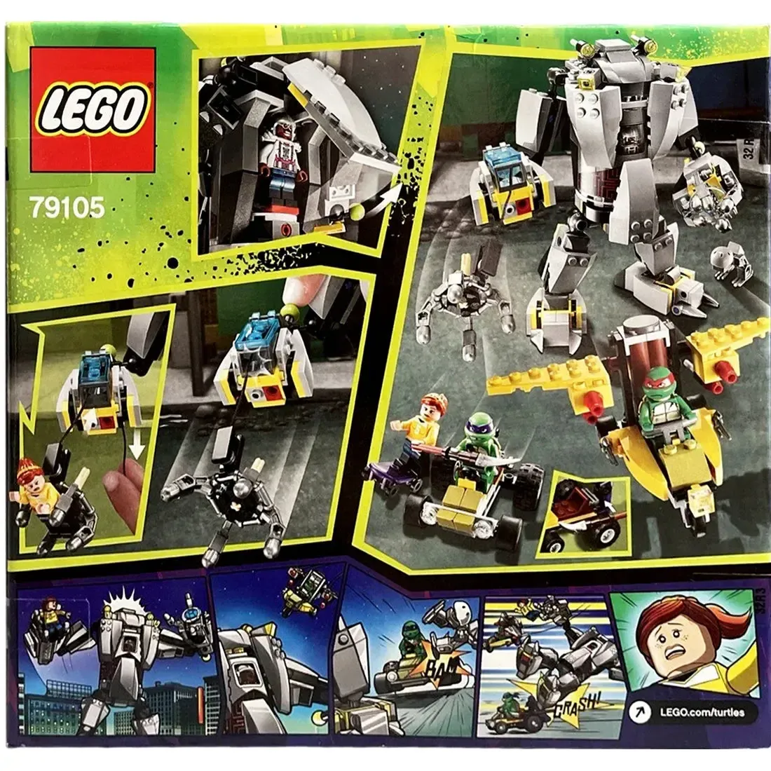 LEGO [Teenage Mutant Ninja Turtles] - Baxter Robot Rampage Building Set - TV Series (79105) - Image 3