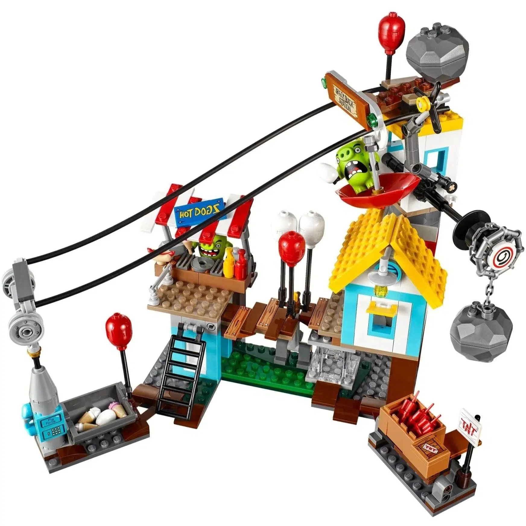 LEGO [The Angry Birds Movie] - Pig City Teardown (75824) - Image 3