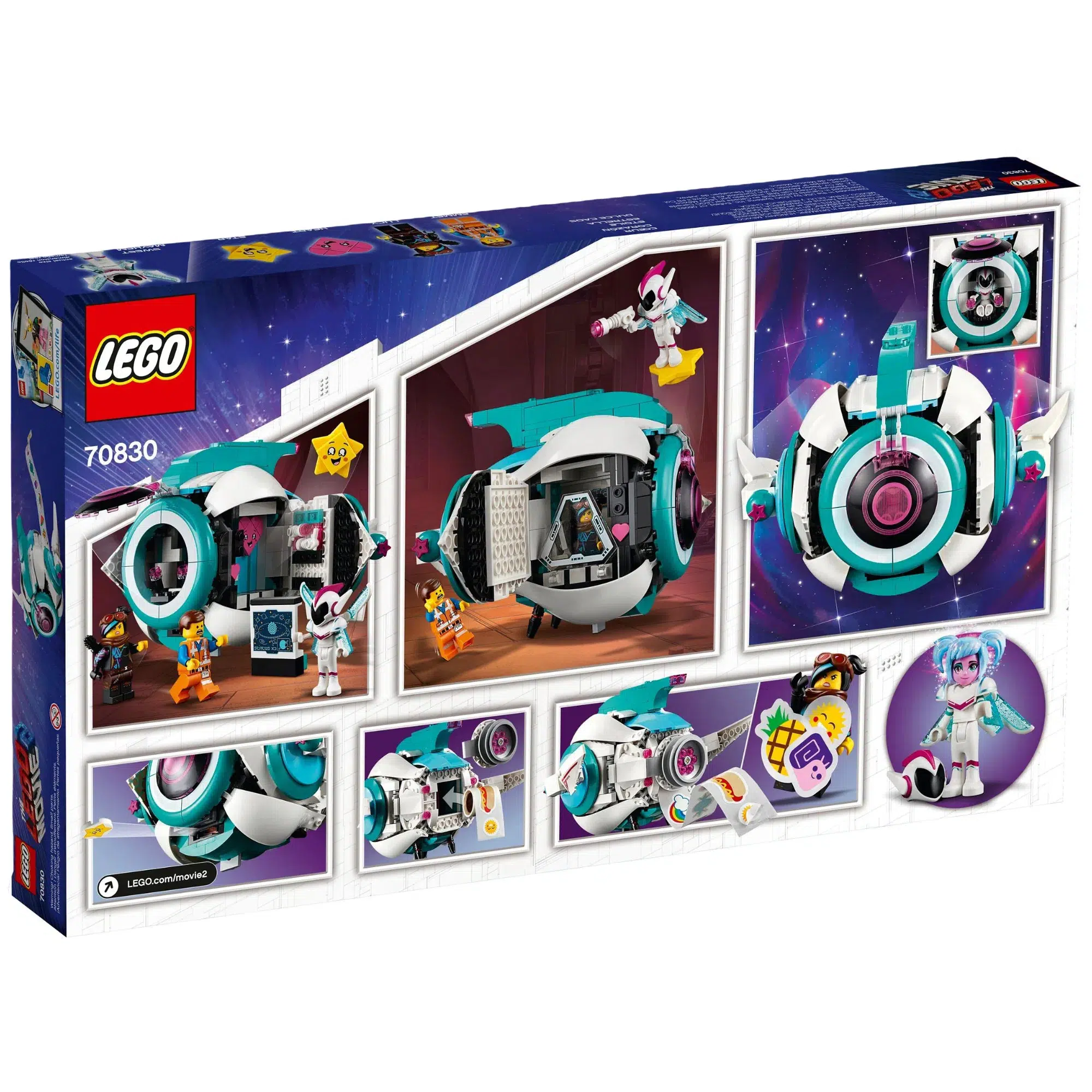 LEGO [The LEGO Movie 2] - Sweet Mayhem's Systar Starship Building Set (70830) - Image 3