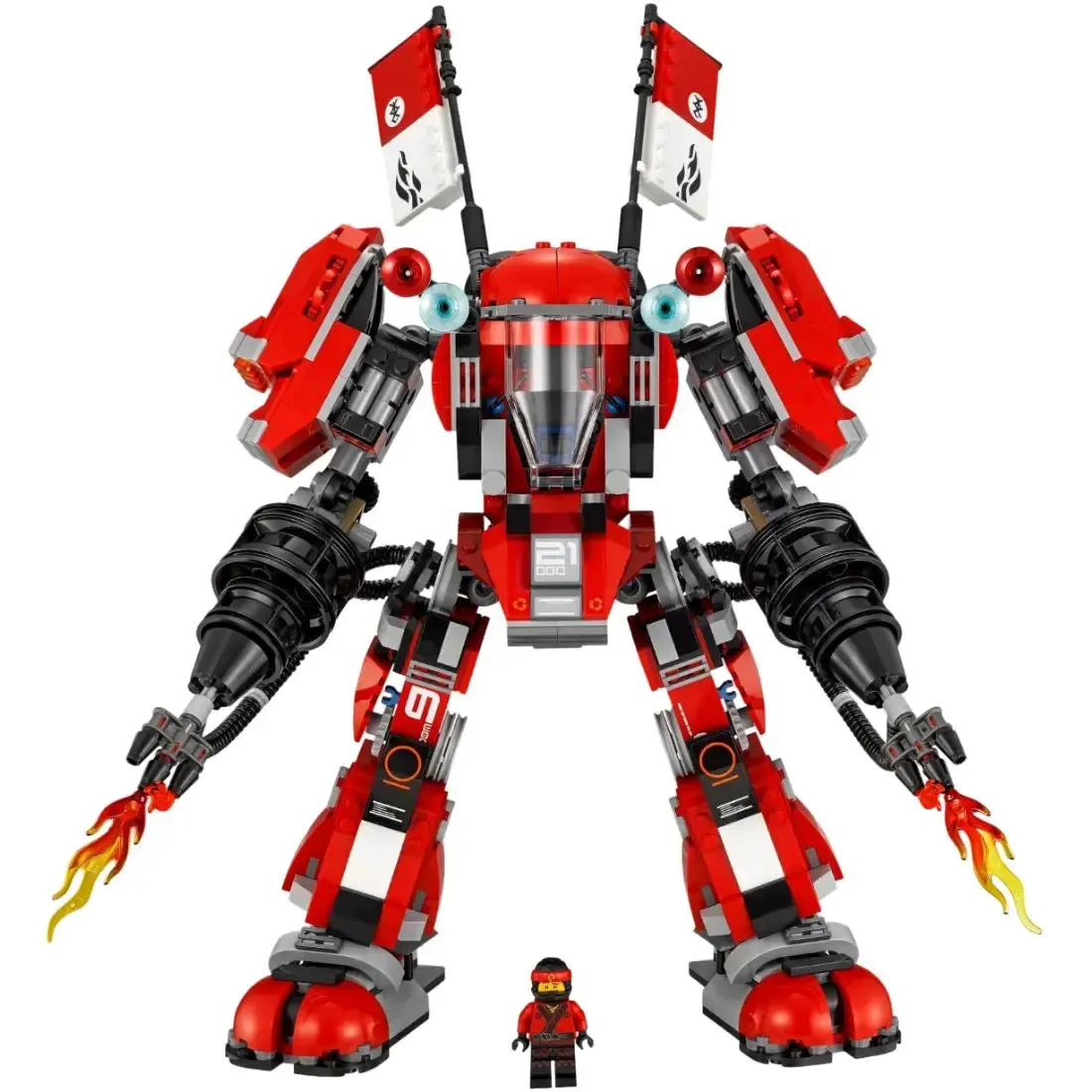 LEGO [The LEGO Ninjago Movie] - Fire Mech Building Set (70615) - Image 2