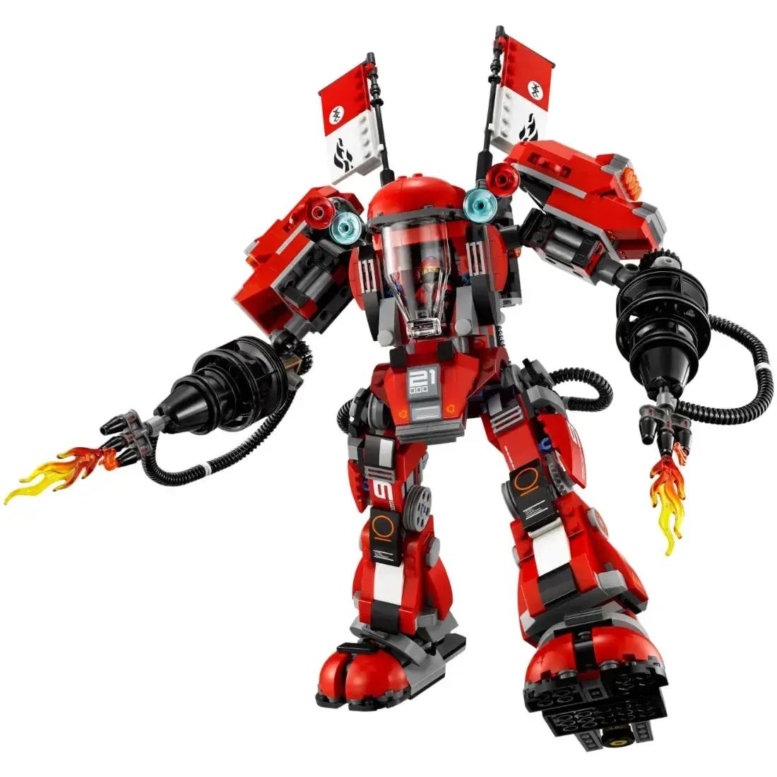 LEGO [The LEGO Ninjago Movie] - Fire Mech Building Set (70615) - Image 3
