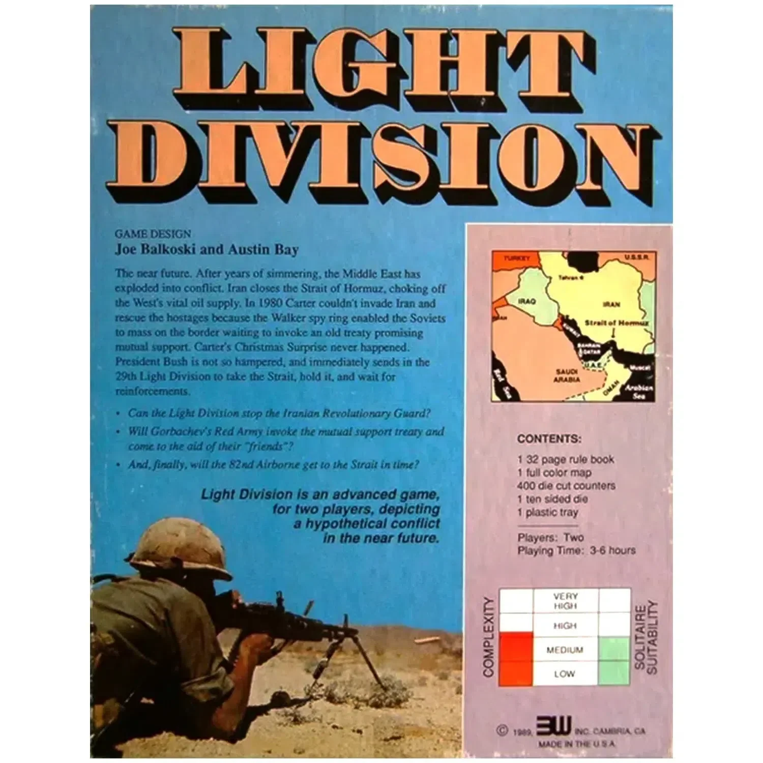 Light Division: Flashpoint in the Gulf! - Strategy War Board Game for Adults (2 Players, Ages 14+) - World Wide Wargames - Image 3