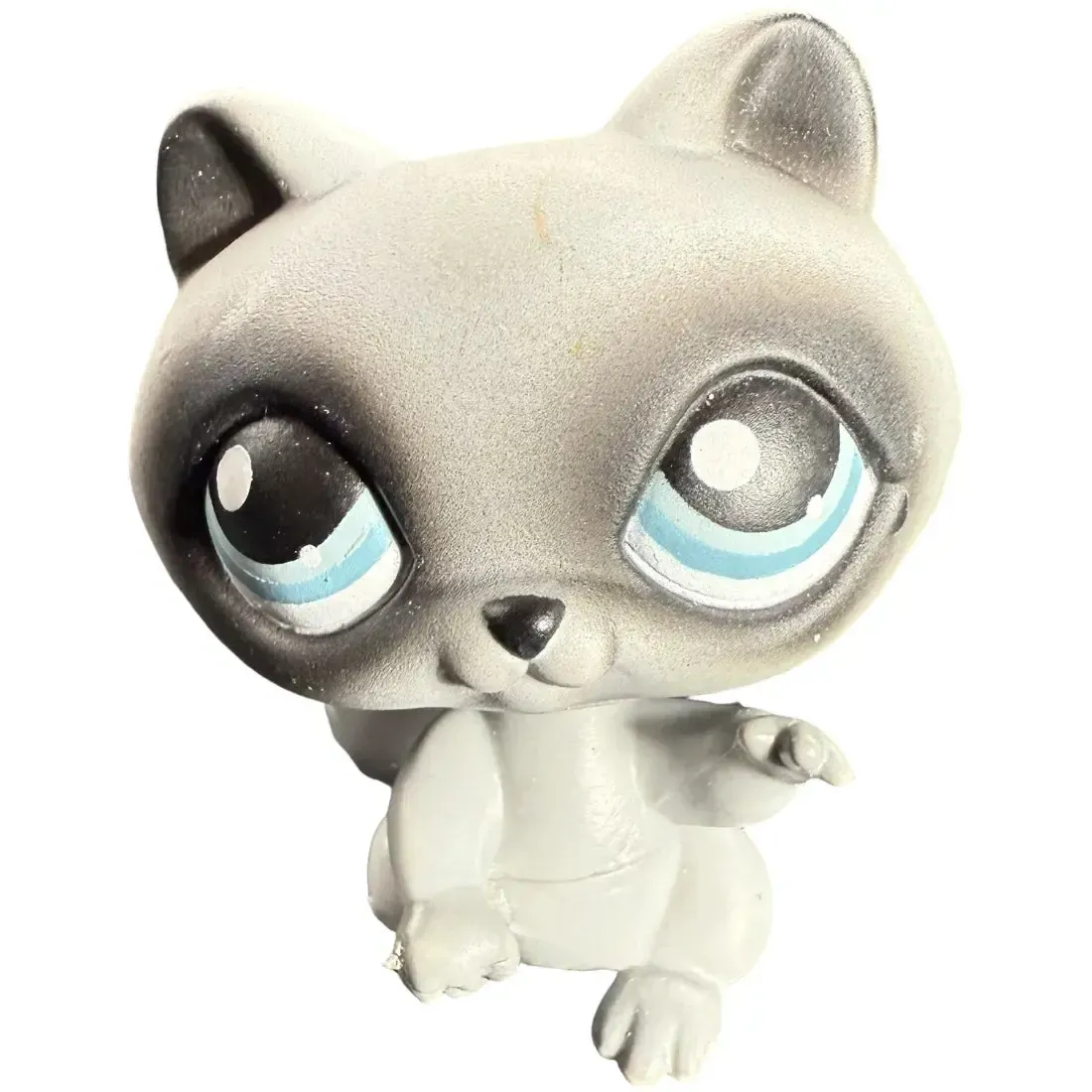 Littlest Pet Shop - Chipmunk & Raccoon Bobble-Head Figure Set - Hasbro - Sweet 'N Neat Pets Series (195-196) - Image 5