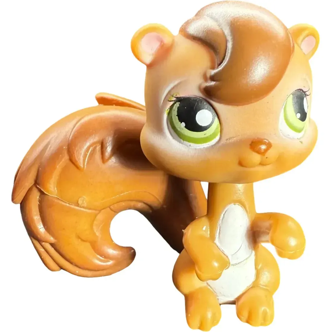 Littlest Pet Shop - Chipmunk & Raccoon Bobble-Head Figure Set - Hasbro - Sweet 'N Neat Pets Series (195-196) - Image 8