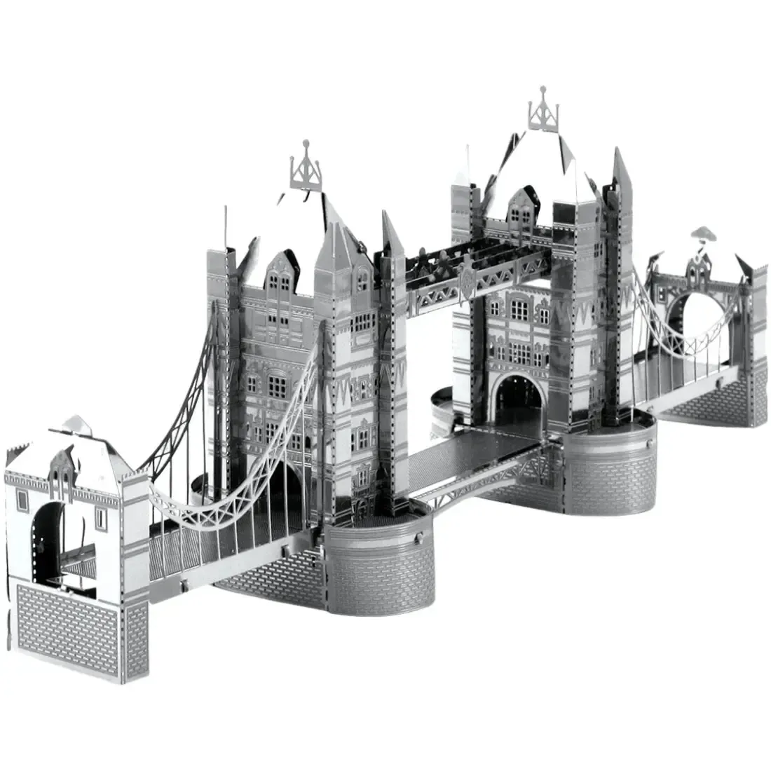 London Tower Bridge Figure Model Kit (Steel, Moderate Difficulty) - Fascinations - Metal Earth Series - Image 2