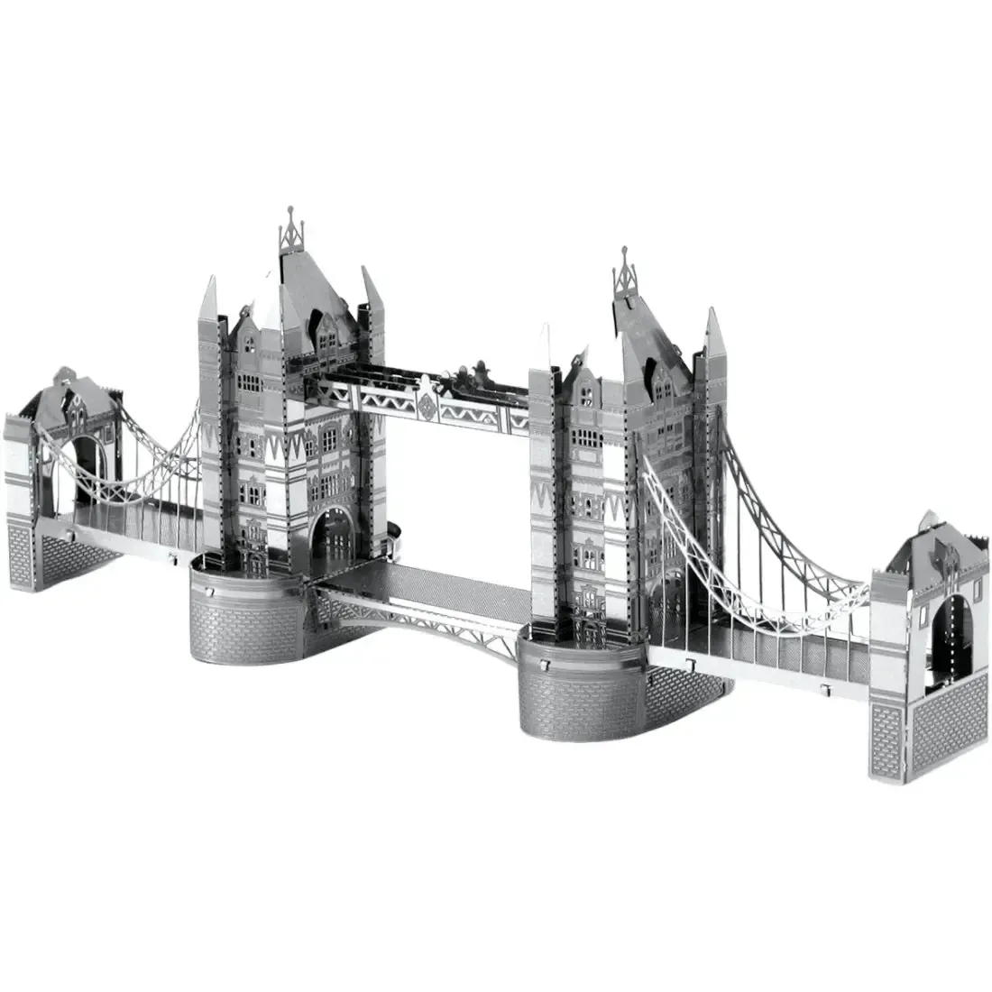 London Tower Bridge Figure Model Kit (Steel, Moderate Difficulty) - Fascinations - Metal Earth Series - Image 7