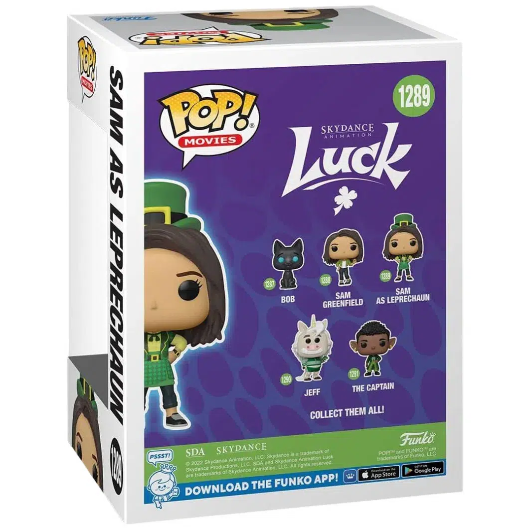 Luck - Sam as Leprechaun Covered in Bad Luck Dust Figure (#1289, Limited Chase Edition) - Funko - Pop! Movies Series - Image 3