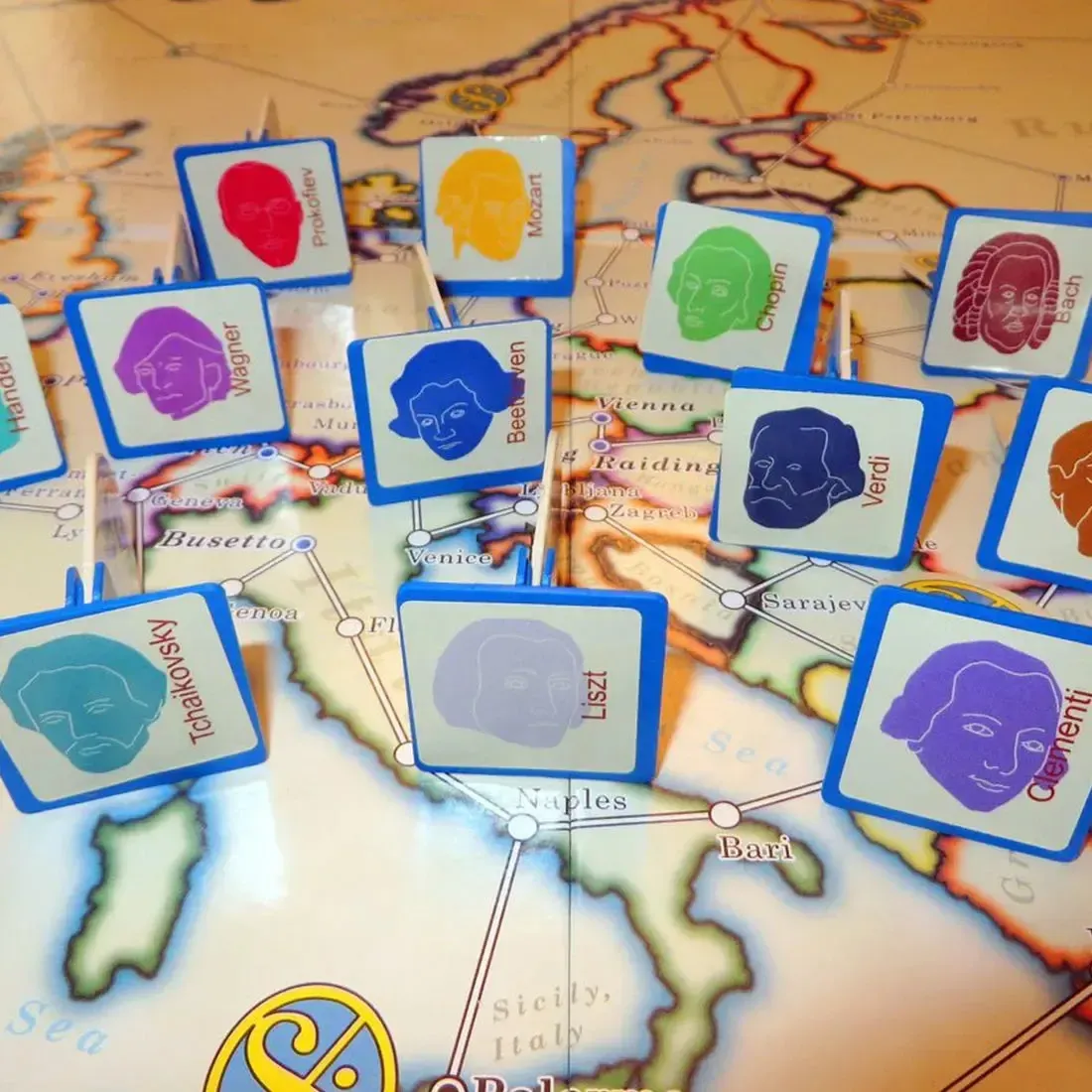 Maestro! - Strategy Music Board Game for Adults, Family, and Children (2-4 Players, Ages 8+) - How ‘Bout It Games - Image 2