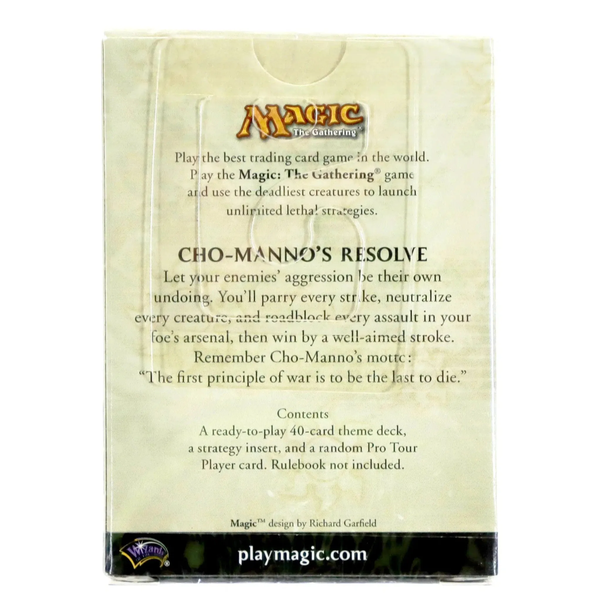 Magic: The Gathering [10th Edition] - Cho-Manno's Resolve Theme Deck - Image 2