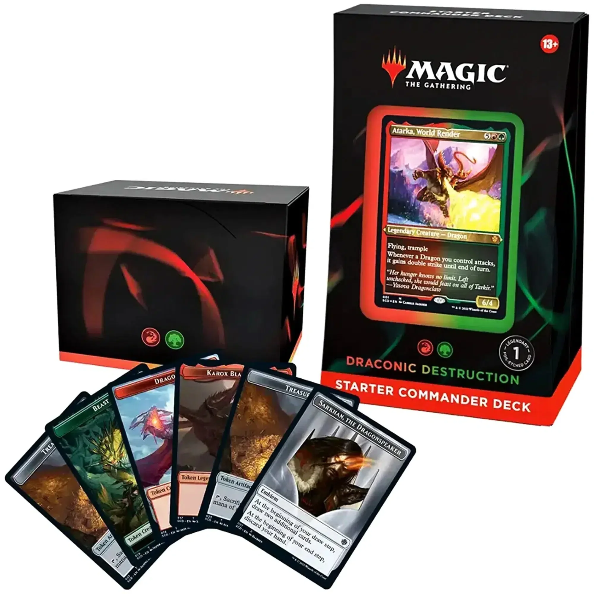 Magic: The Gathering [2022 Starter Commander] - Draconic Destruction Starter Commander Deck - Wizards of the Coast - Image 2