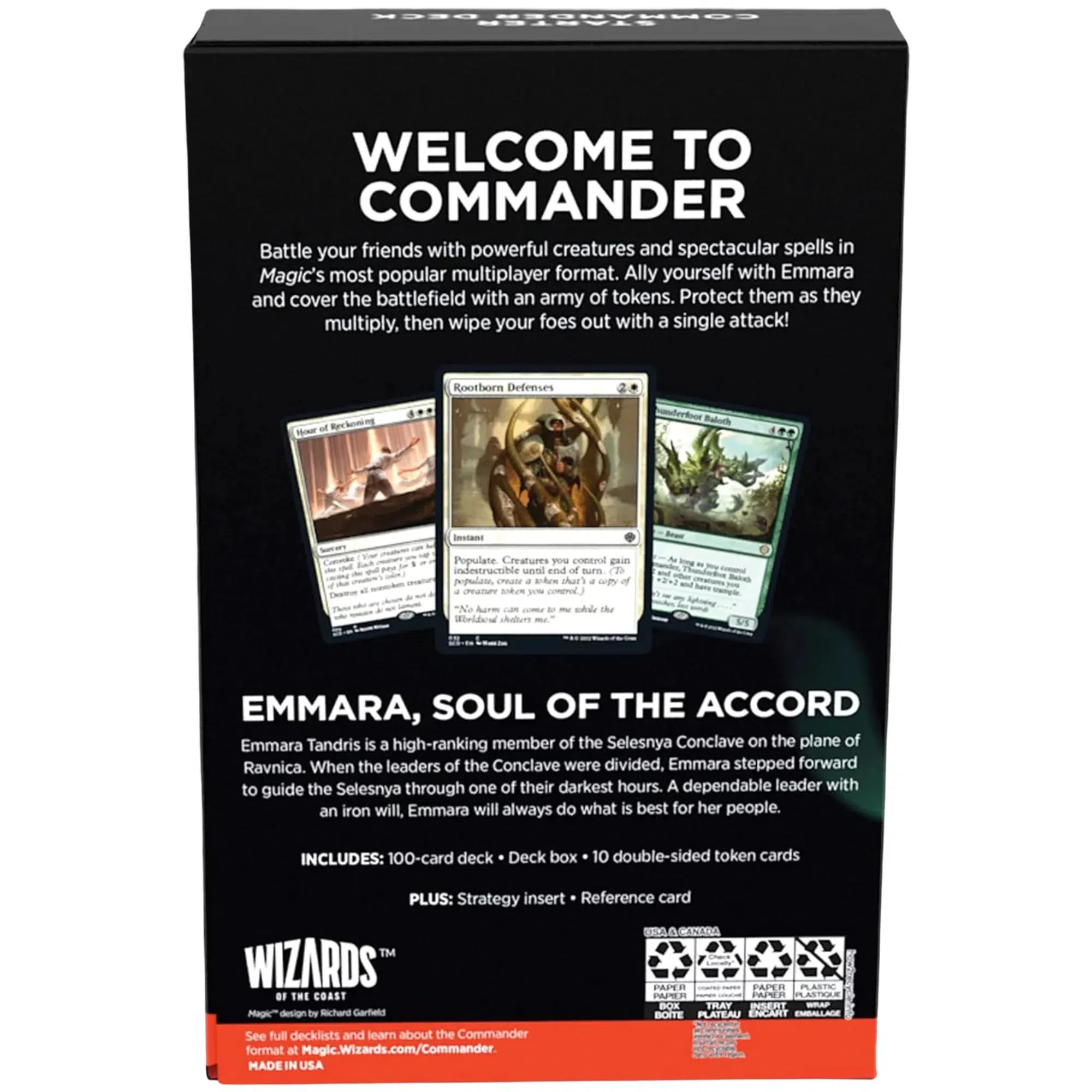Magic: The Gathering [2022 Starter Commander] - Token Triumph Starter Commander Deck - Wizards of the Coast - Image 4