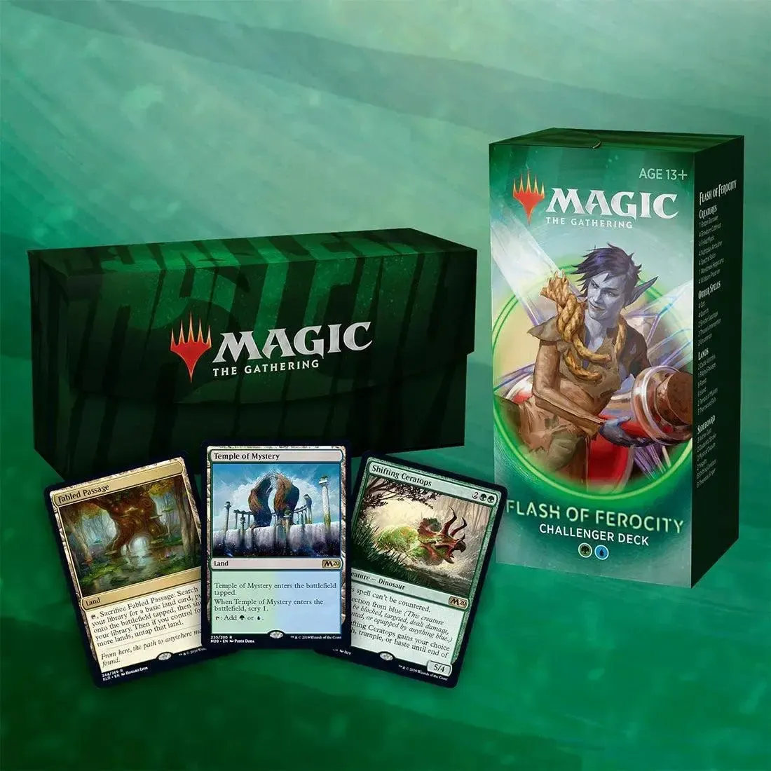 Magic: The Gathering [Challenger 2020] - Flash of Ferocity Challenger Deck (Green & Blue) - Image 2