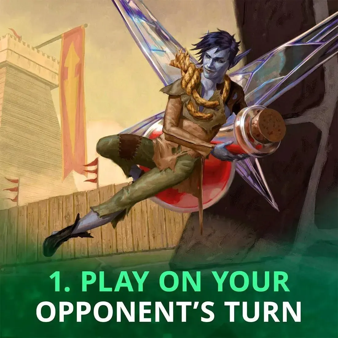Magic: The Gathering [Challenger 2020] - Flash of Ferocity Challenger Deck (Green & Blue) - Image 4