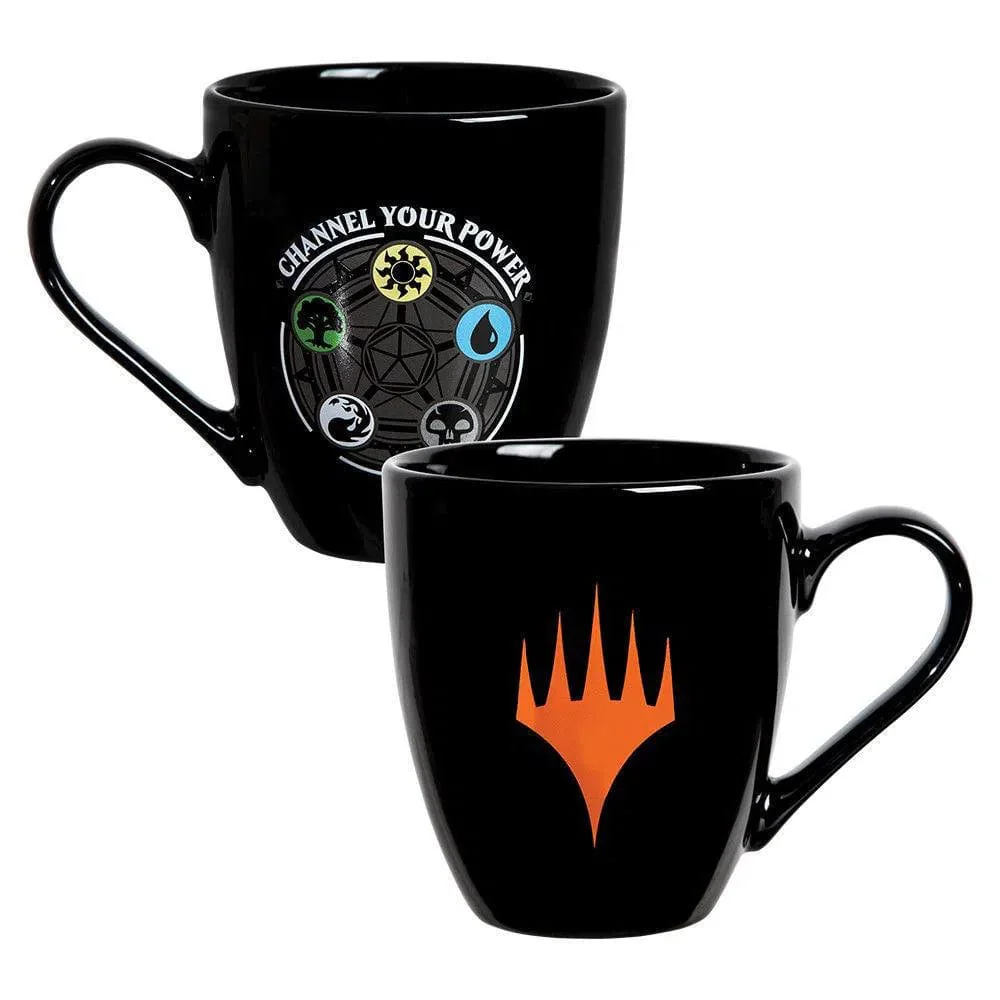 Magic: the Gathering - "Channel Your Power" Planeswalker & Mana Symbols Mug (Ceramic, 16 oz.) - Bioworld - Image 3