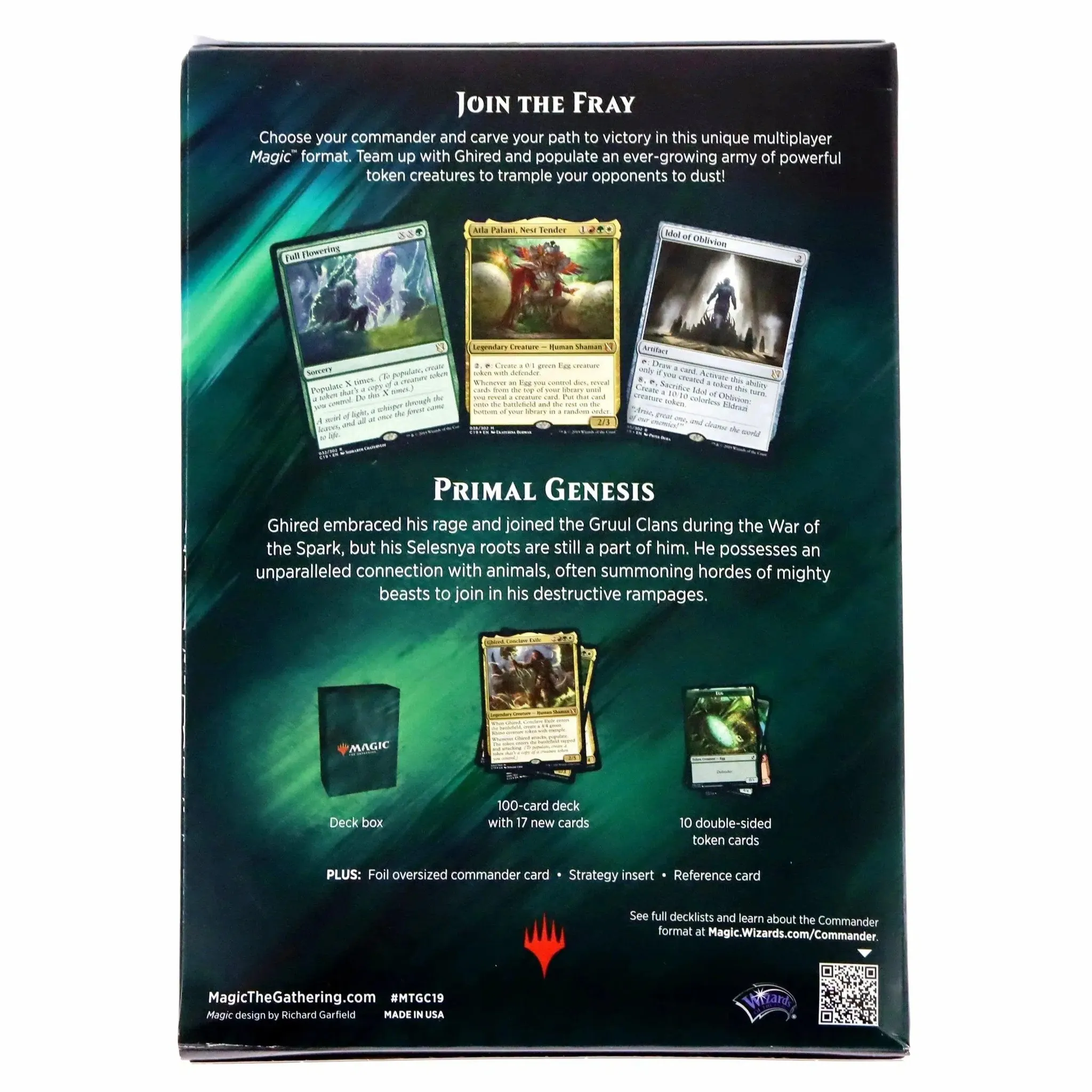 Magic: The Gathering [Commander 2019] - Primal Genesis Commander Deck - Image 2