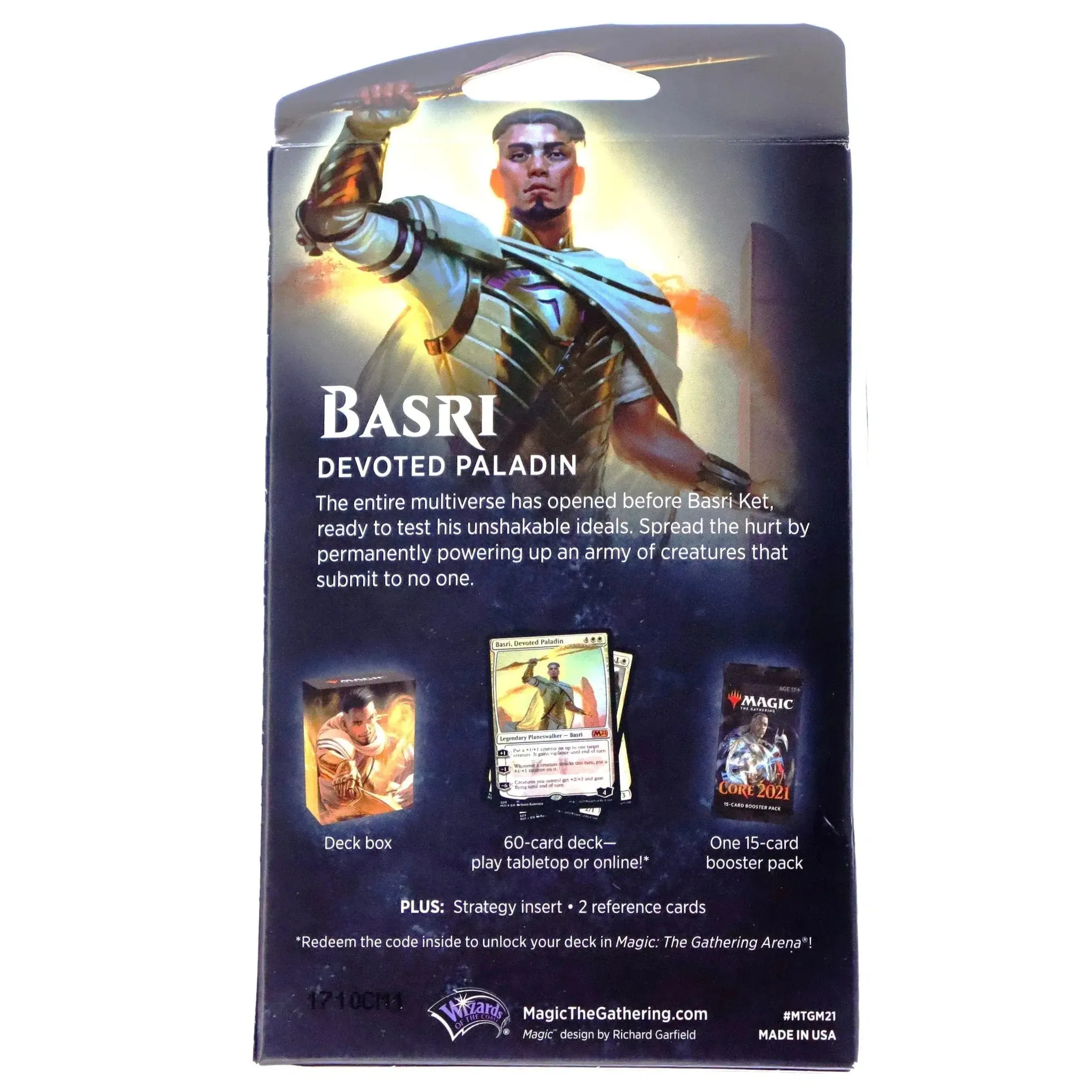 Magic: The Gathering [Core 2021] - Basri, Devoted Paladin Planeswalker Deck - Image 2