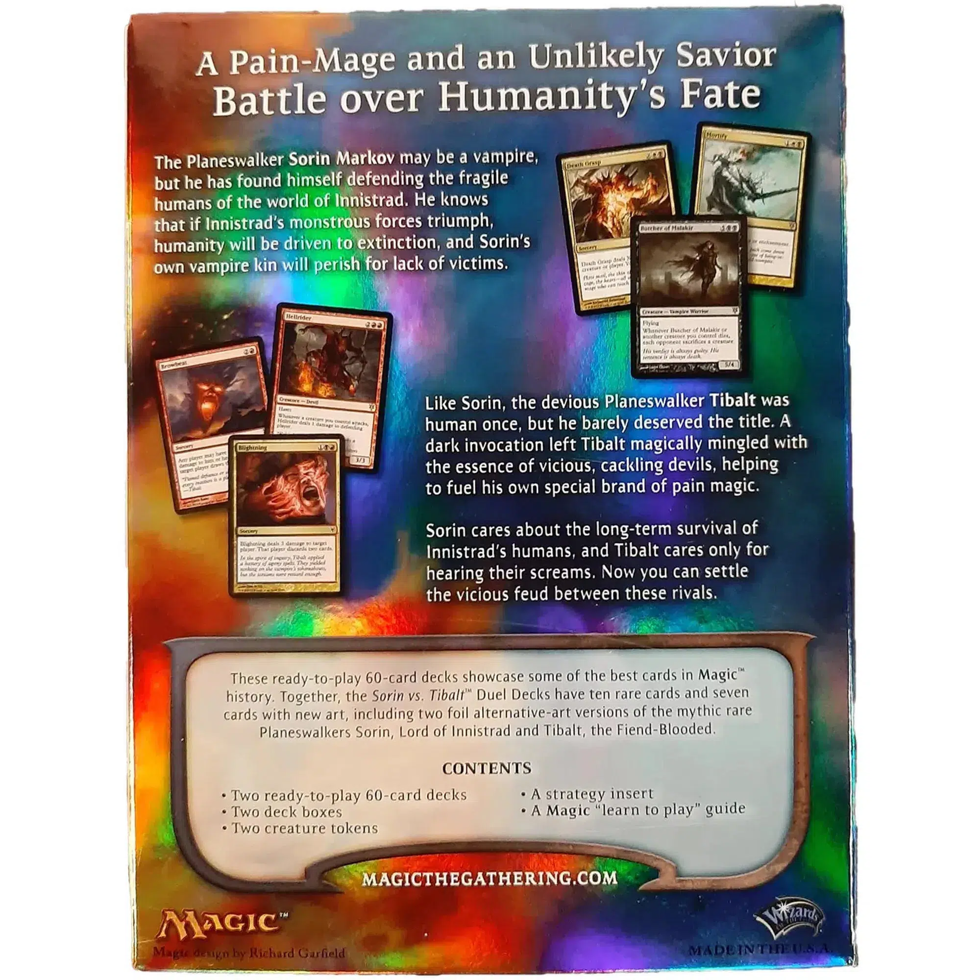 Magic: The Gathering [Duel Decks] - Sorin vs. Tibalt Theme Decks - Image 4