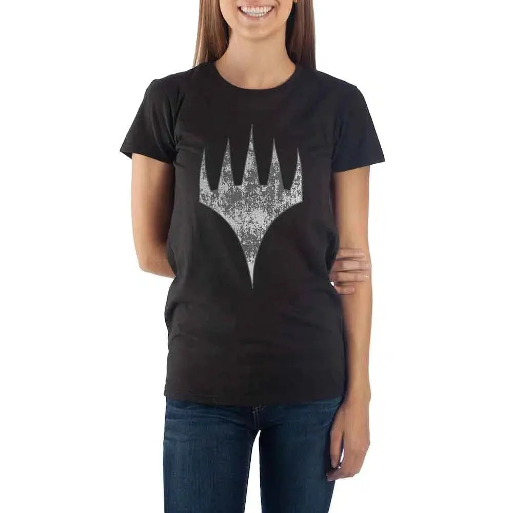 Magic: The Gathering - Planeswalker Symbol T-Shirt (Black, Unisex) - Bioworld - Image 2