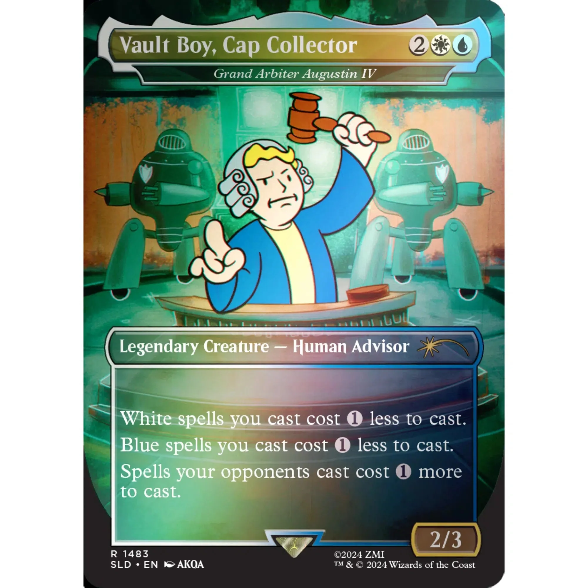 Magic: The Gathering [Secret Lair x Fallout] - Vault Boy Alternative Art Card Set (Rainbow Foil Edition) - Wizards of the Coast - Secret Lair Drop Series - Image 2