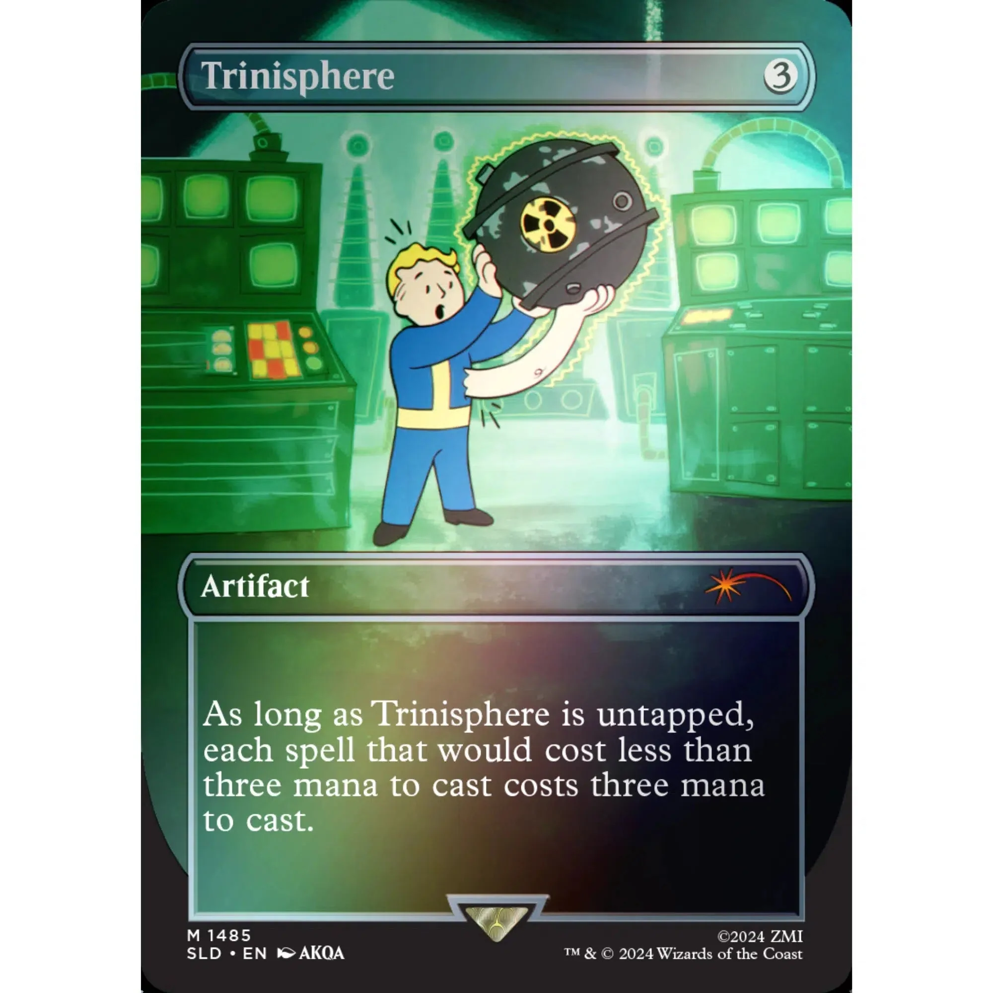 Magic: The Gathering [Secret Lair x Fallout] - Vault Boy Alternative Art Card Set (Rainbow Foil Edition) - Wizards of the Coast - Secret Lair Drop Series - Image 4