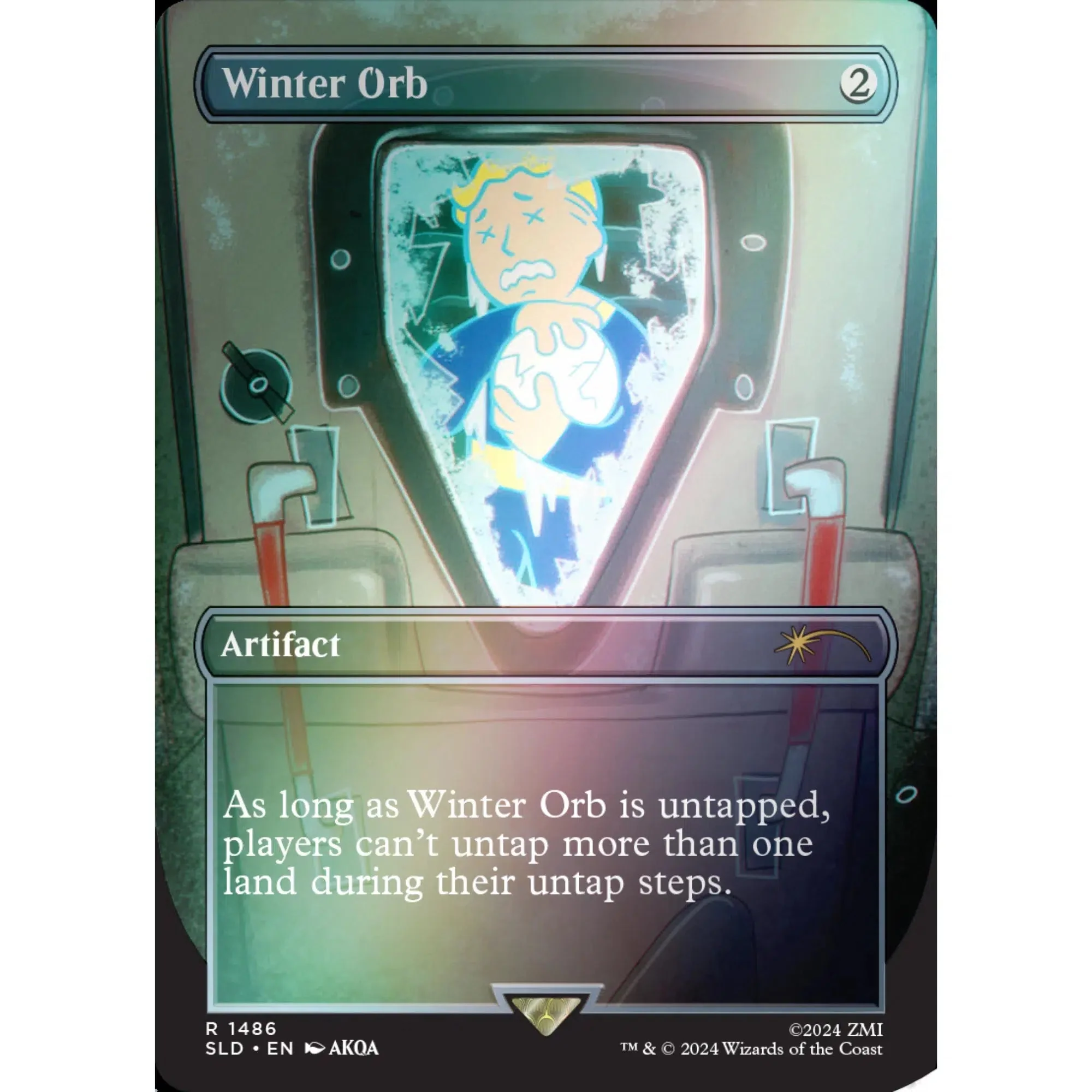 Magic: The Gathering [Secret Lair x Fallout] - Vault Boy Alternative Art Card Set (Rainbow Foil Edition) - Wizards of the Coast - Secret Lair Drop Series - Image 5